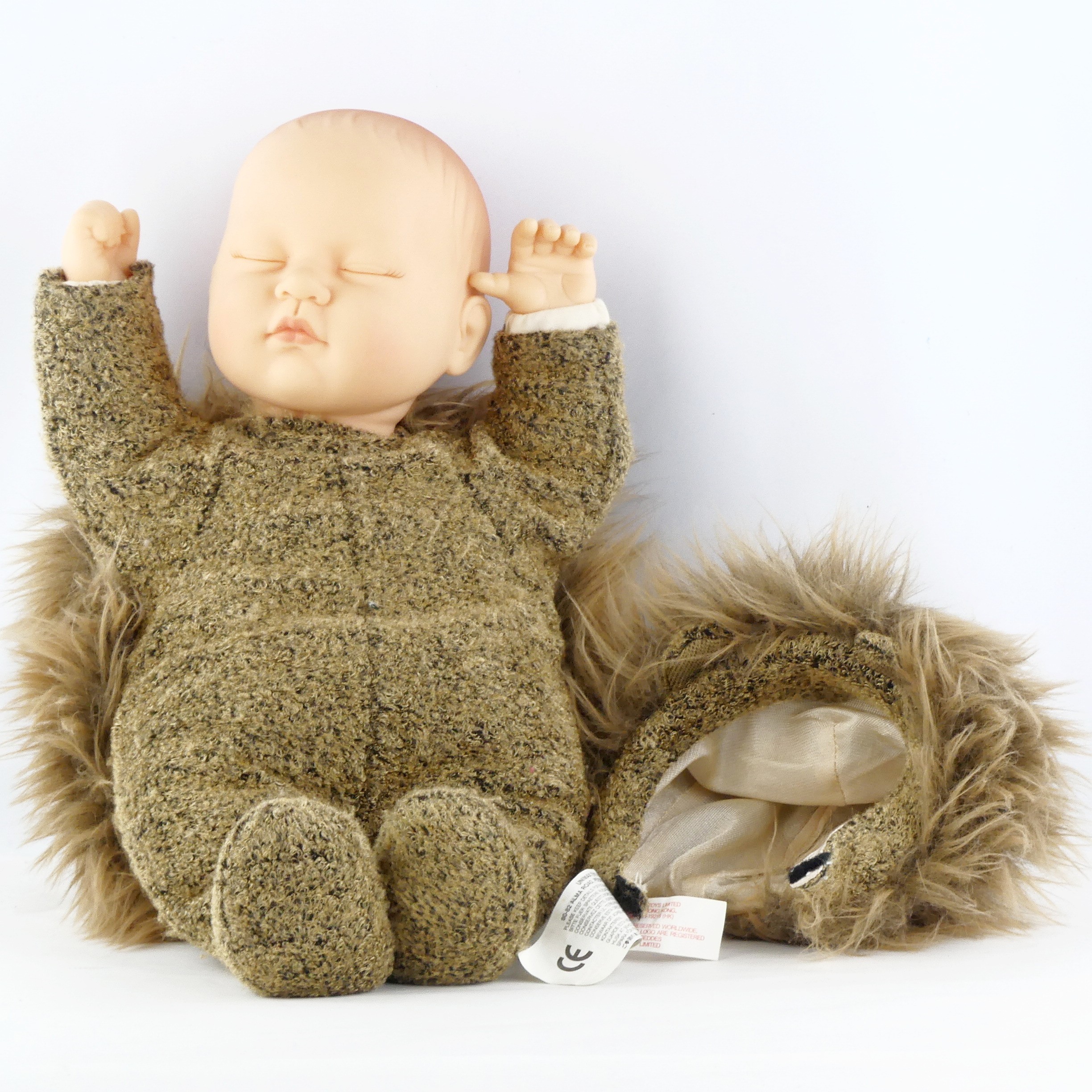 Peluche Hérisson Bébé ANNE GEDDES - Collection BB - Environ 25 Cm (occasion)