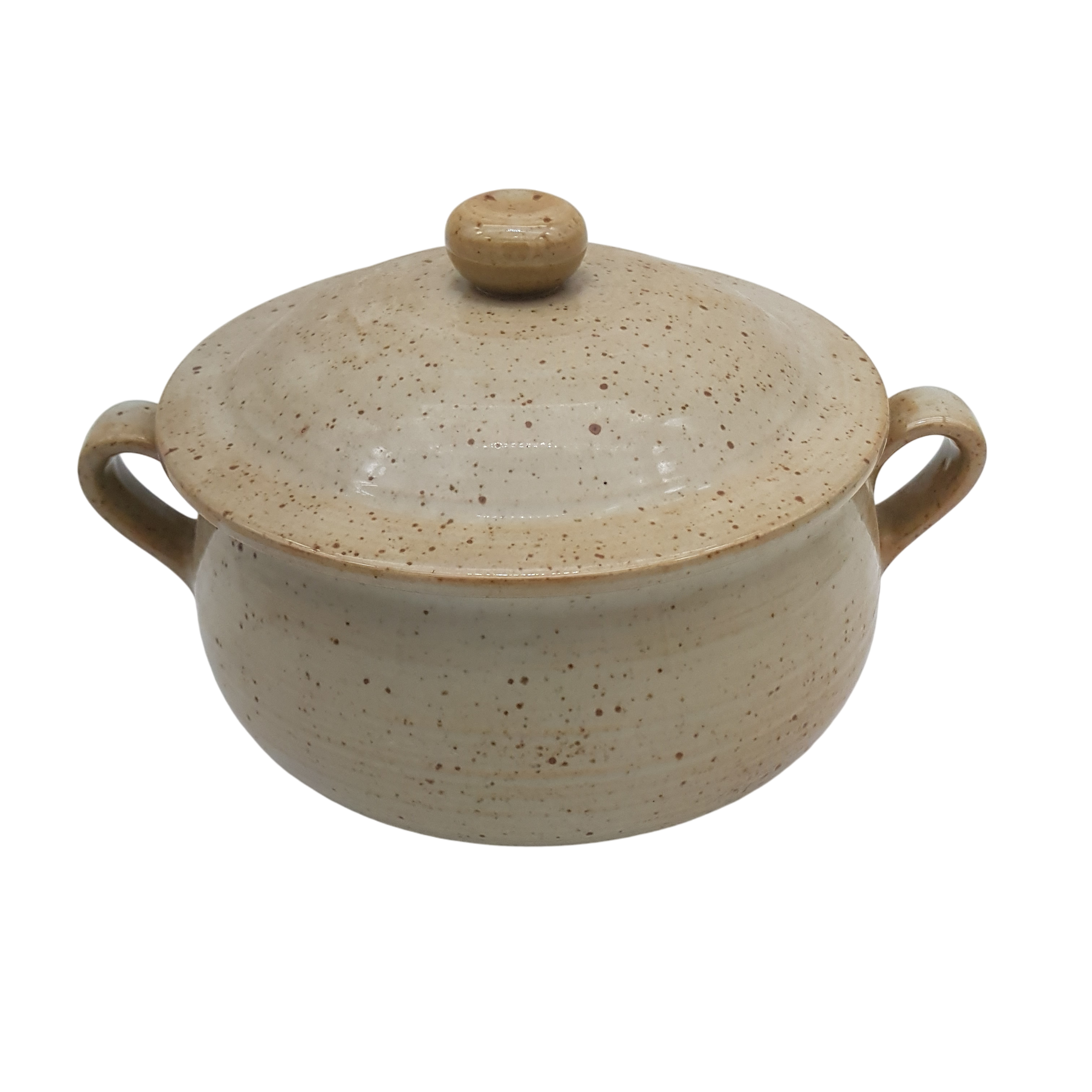 Soupière en grès moucheté, Grès du Manoir CNP France Bon état -  reconditionné disponible sur Label Emmaüs