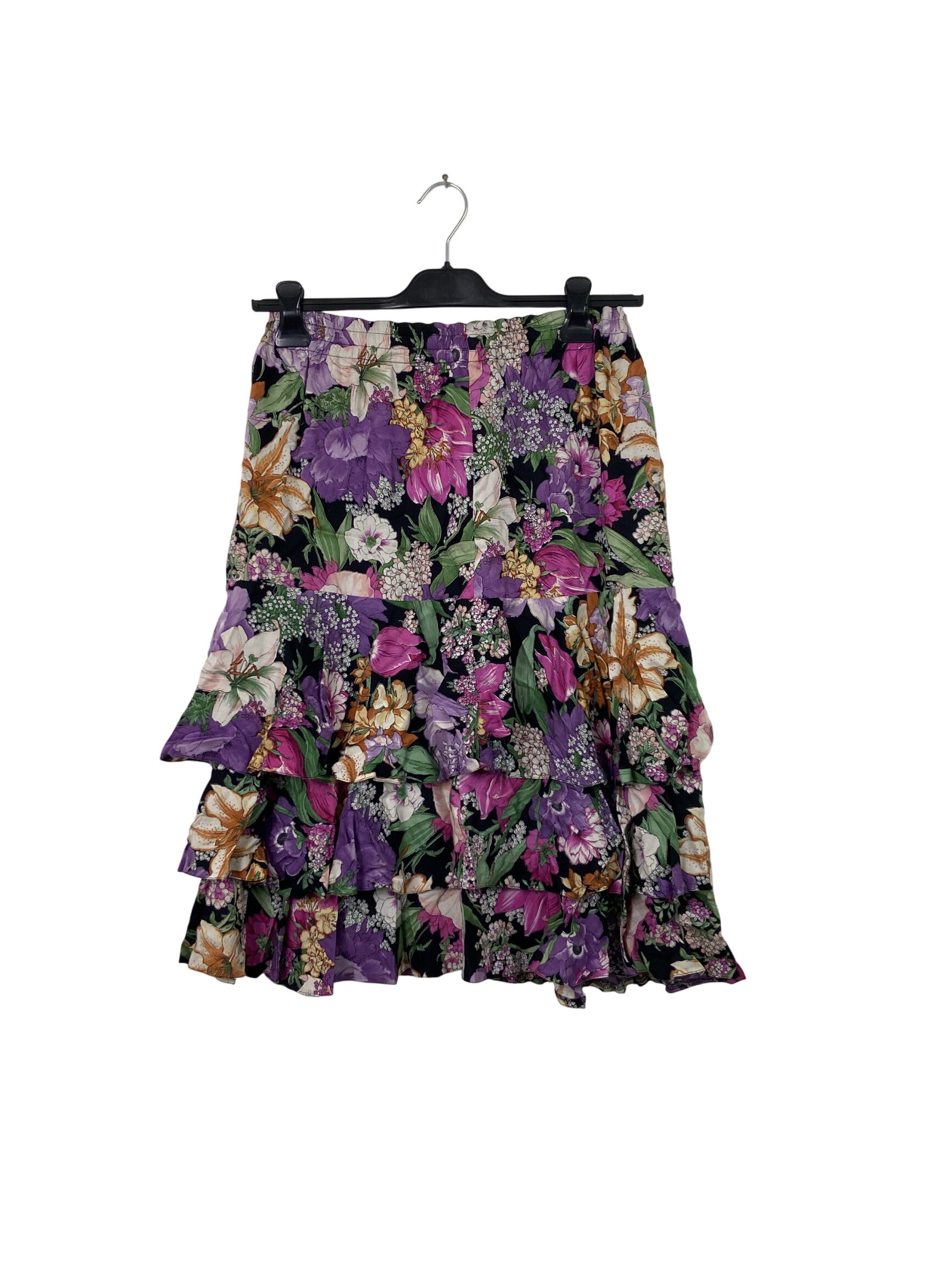 Jupe fleurie vintage à volants Autre 🌸🌼 - Photo 1
