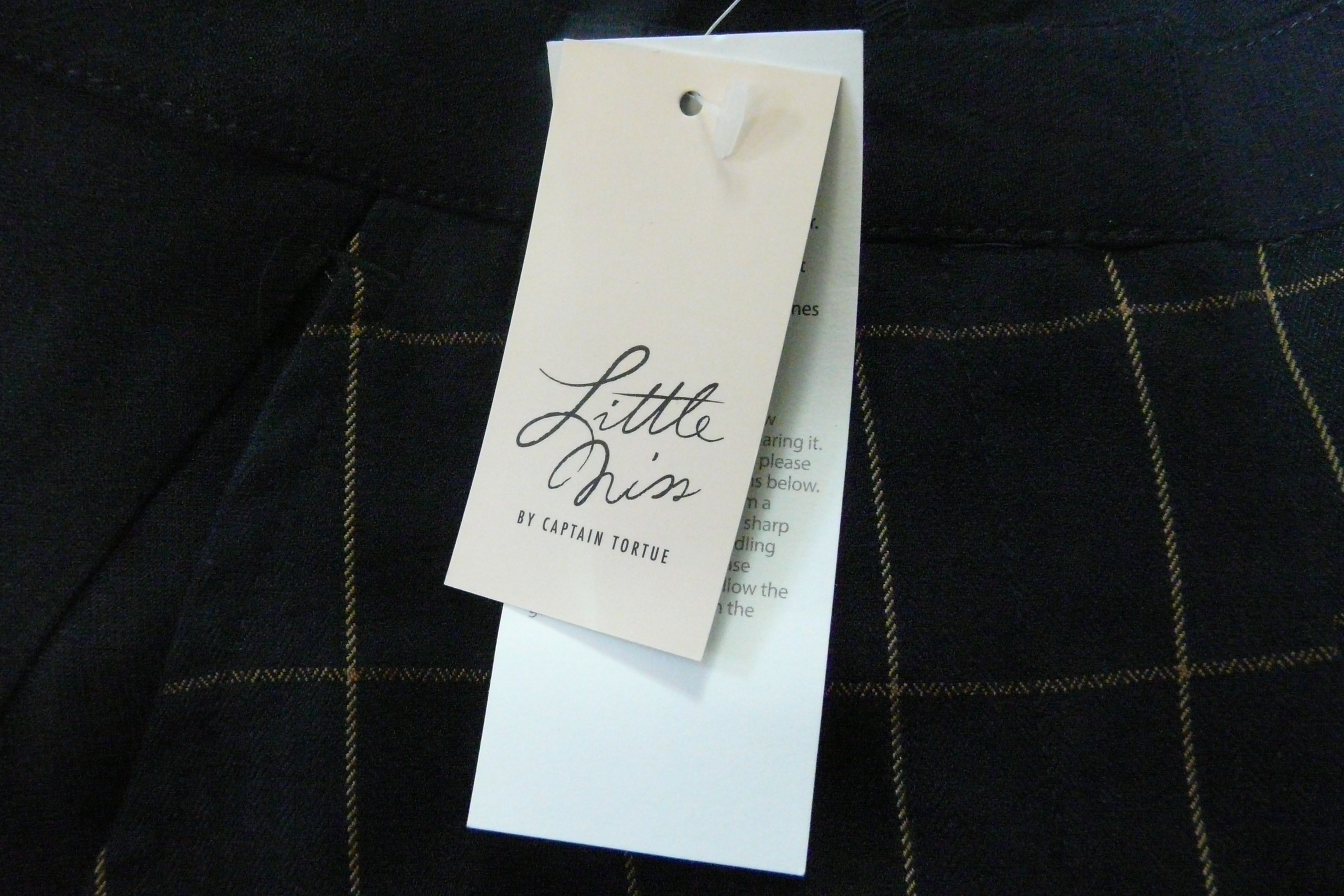 BF312 - Pantalon à carreaux - Little Miss by Captain Tortue - Taille S Comme neuf - Vue 6 - 