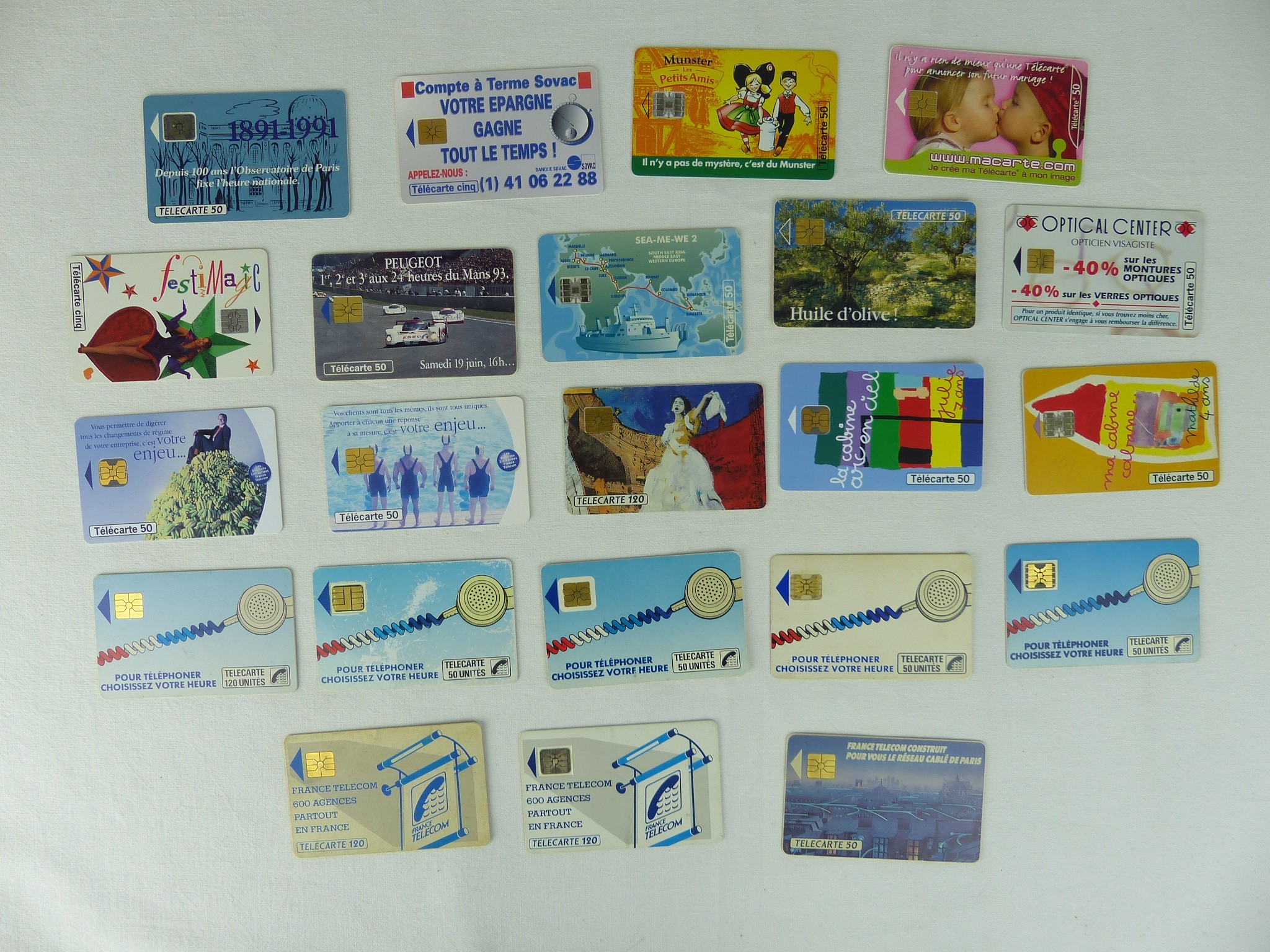 Collection de 155 cartes téléphoniques, exemplaires rares, prix cassé - Bon état - Photo 10