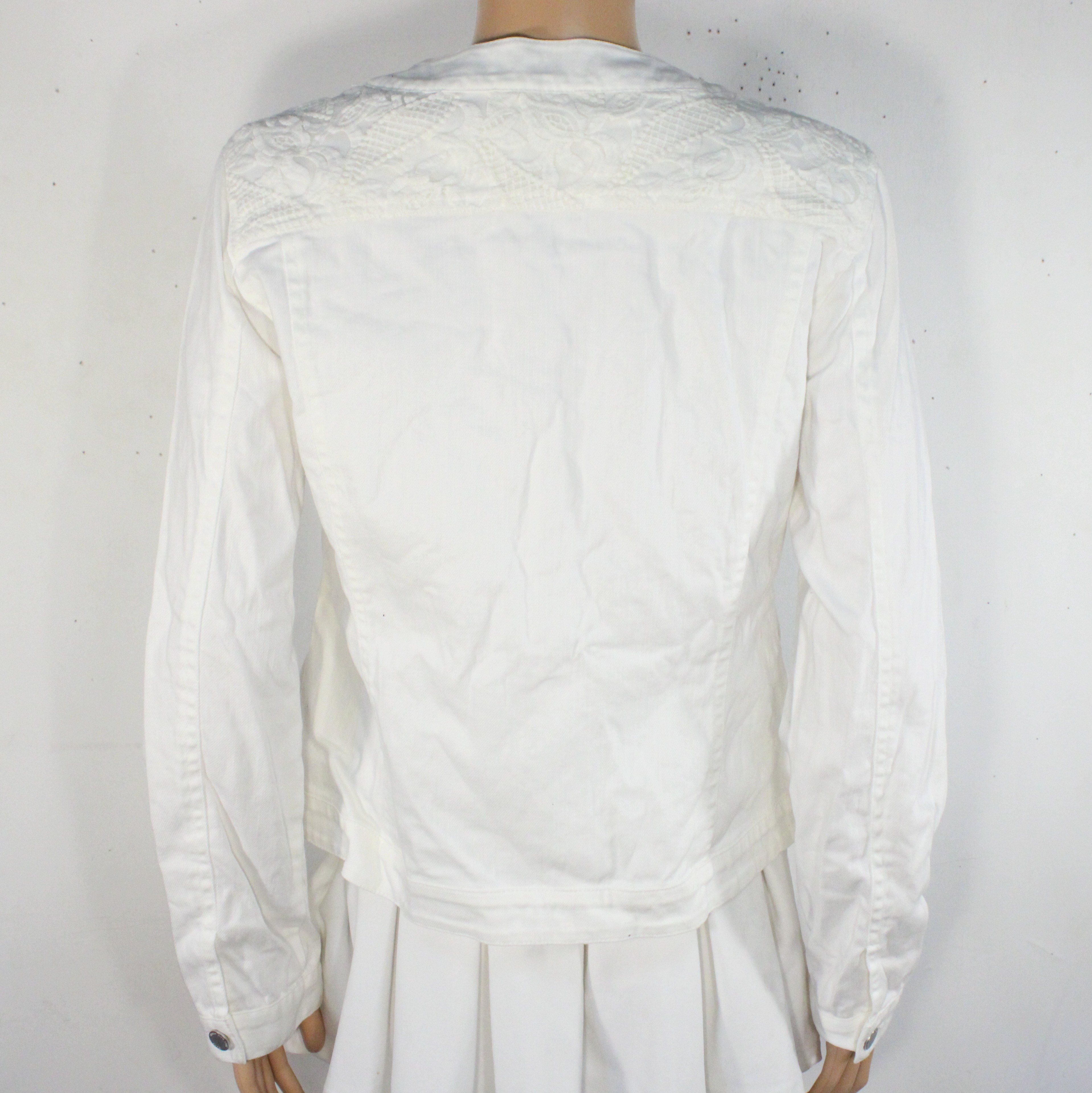 Veste Jean's Femme Blanc JAQUELINE RIU Taille 42 - Photo 3