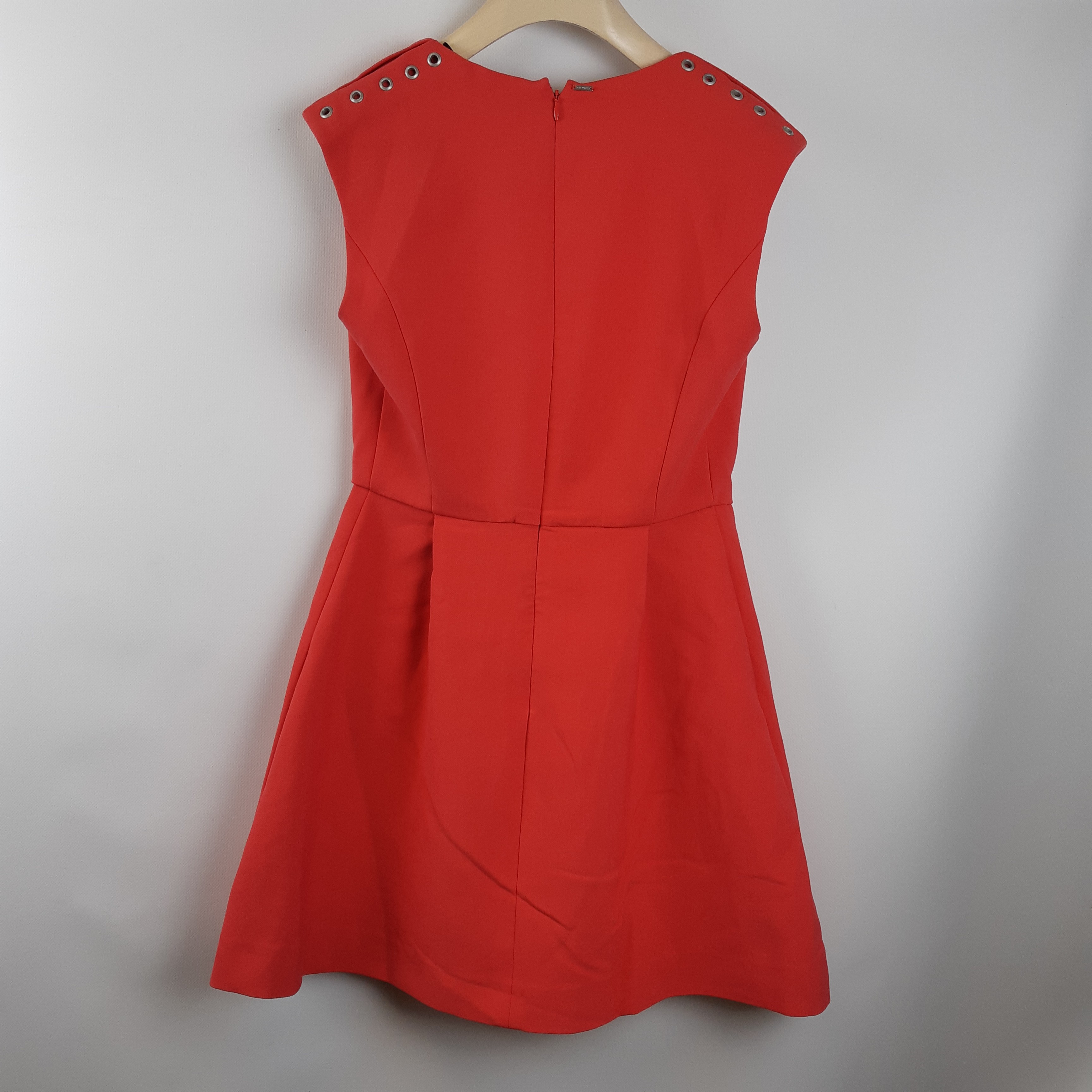 Ikks - Robe rouge passion polyester Taille 38 Longueur 86 cm Très bon état - Vue 2 - 