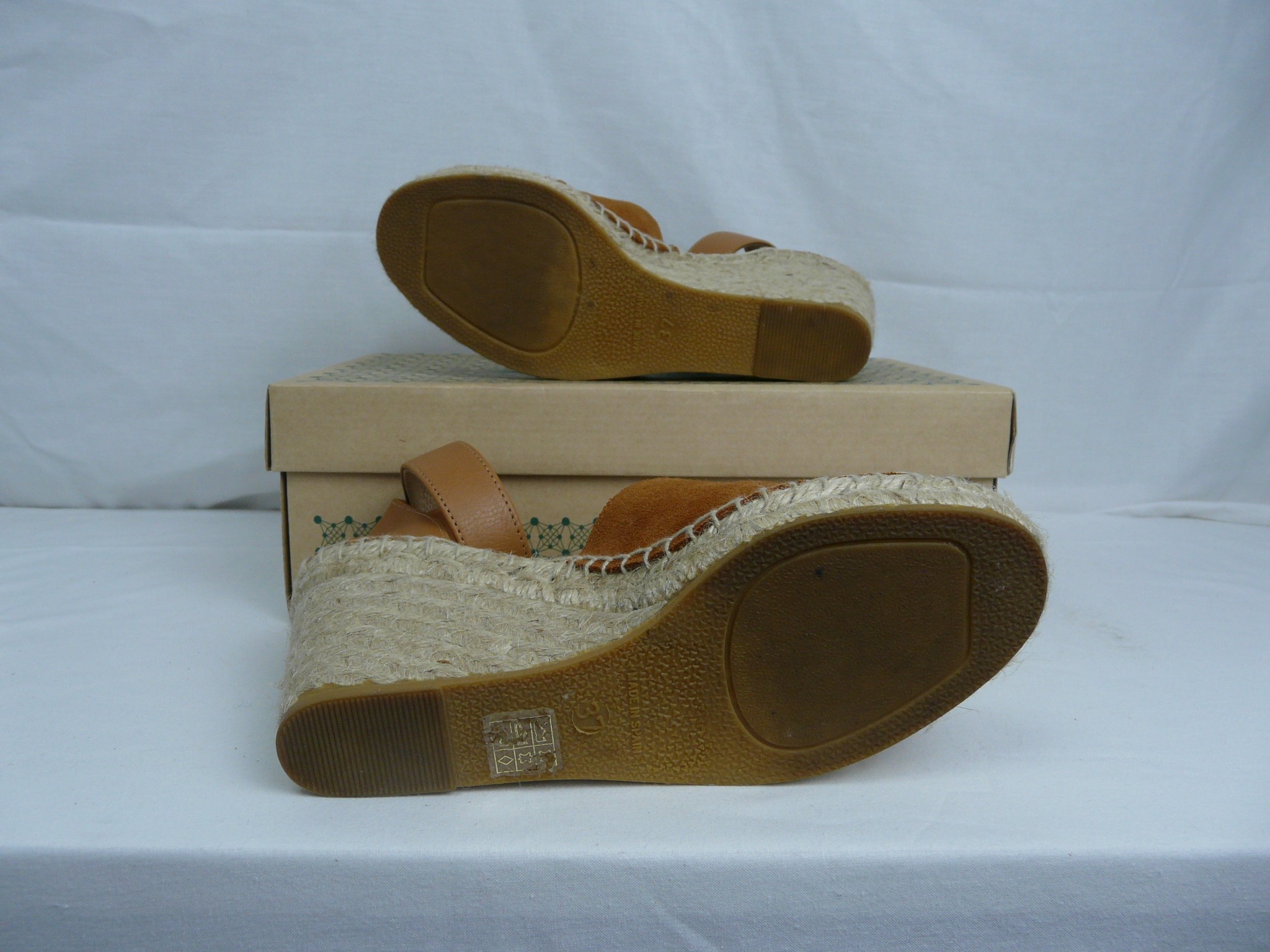 C39 - Espadrilles à talons compensés - Coco & Abricot - Pointure 37 Très bon état - Vue 8 - 