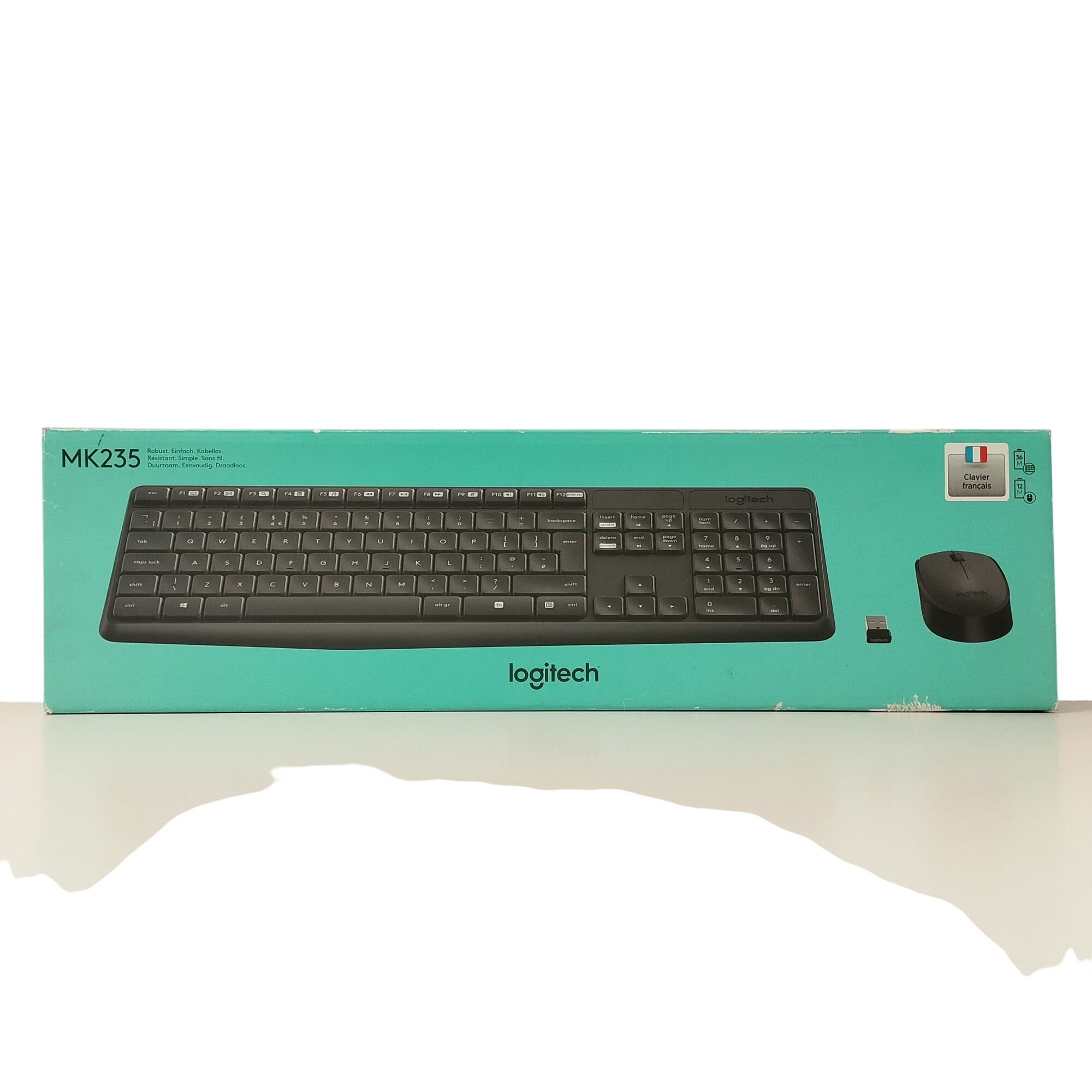 Clavier Logitech MK235 Comme neuf -  reconditionné disponible sur Label Emmaüs