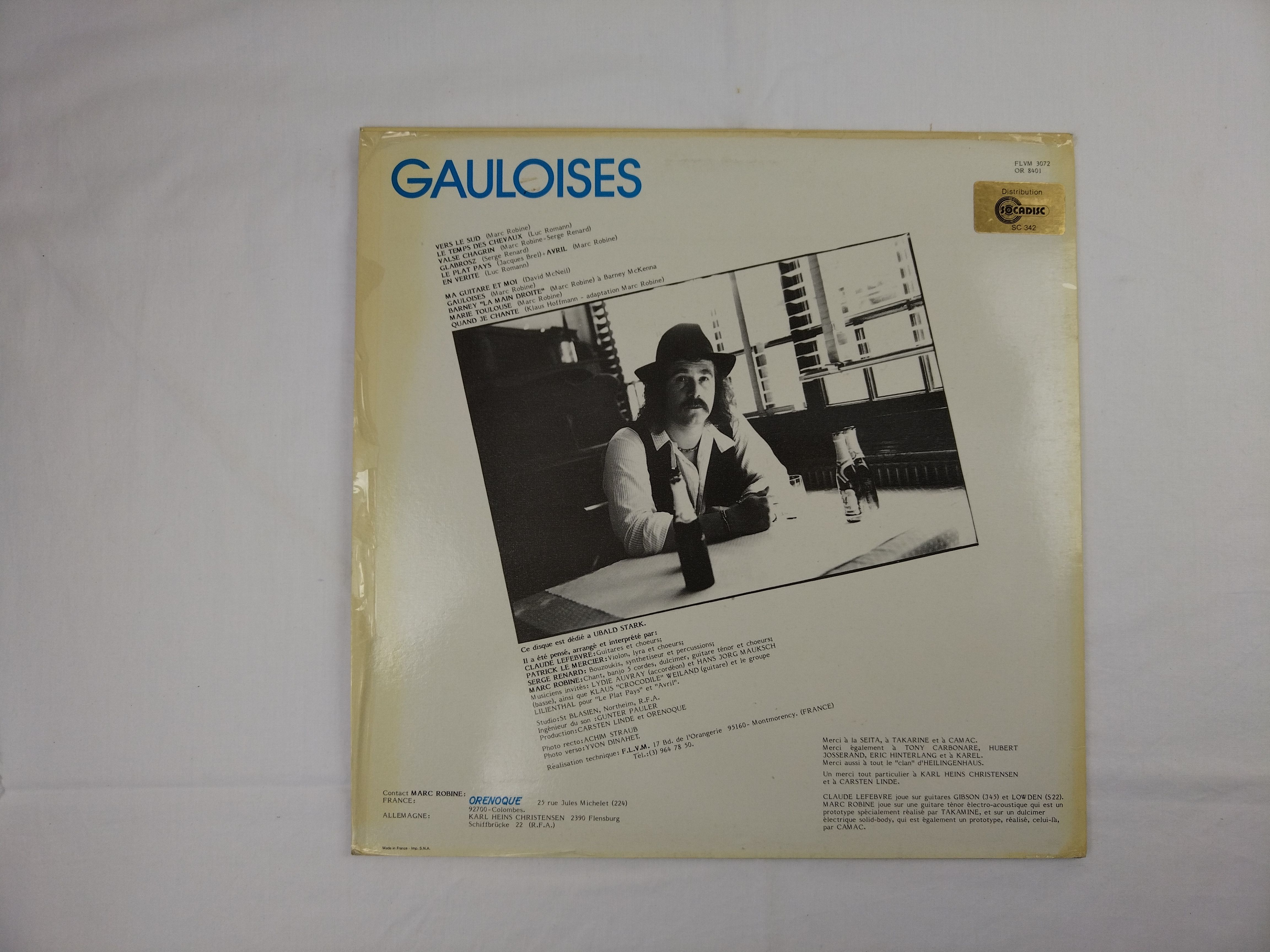 Marc Robine Gauloise 1984 Bon état - Vue 2 - 