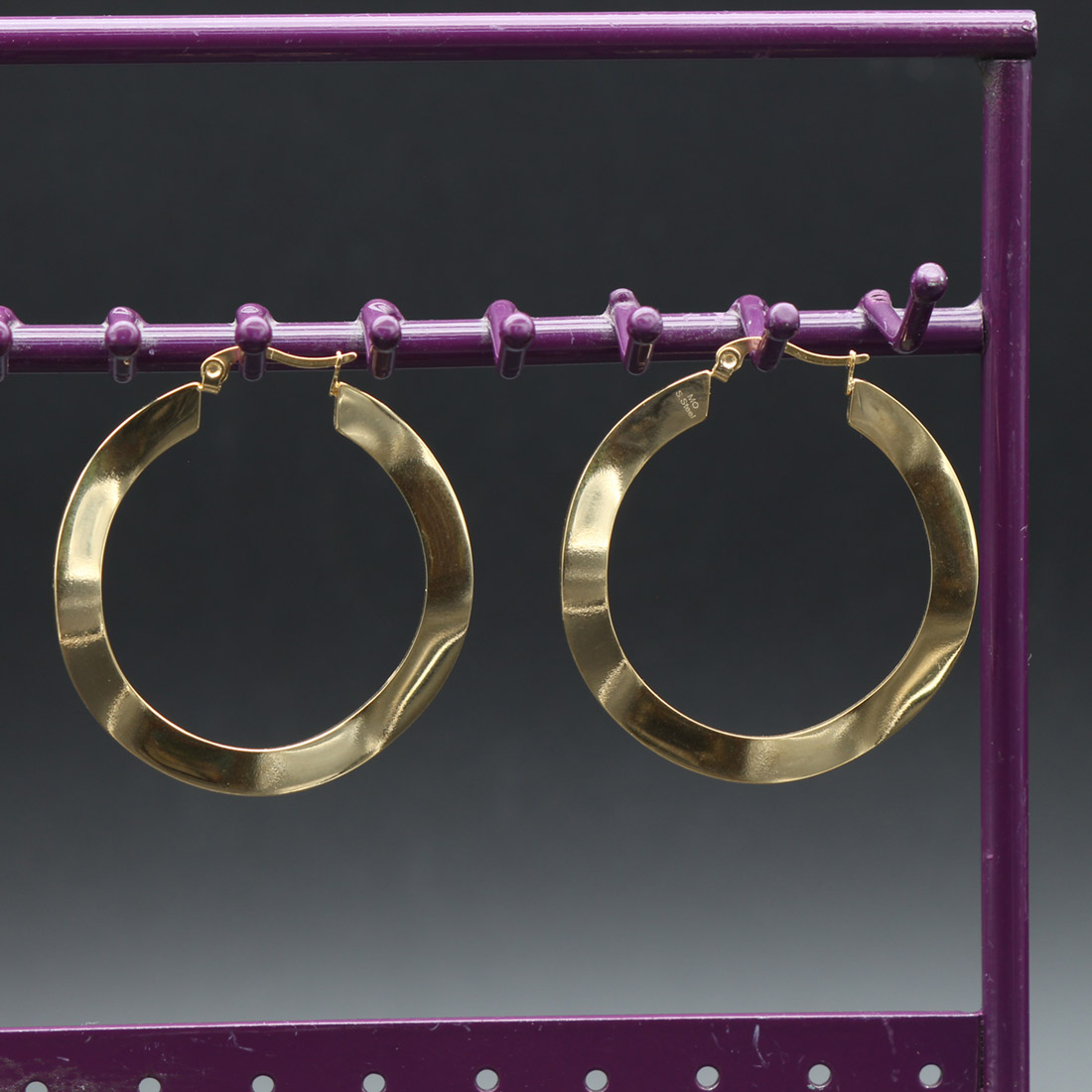 Sautoir bracelet bague boucles d'oreille en métal doré Bon état - Vue 5 - 