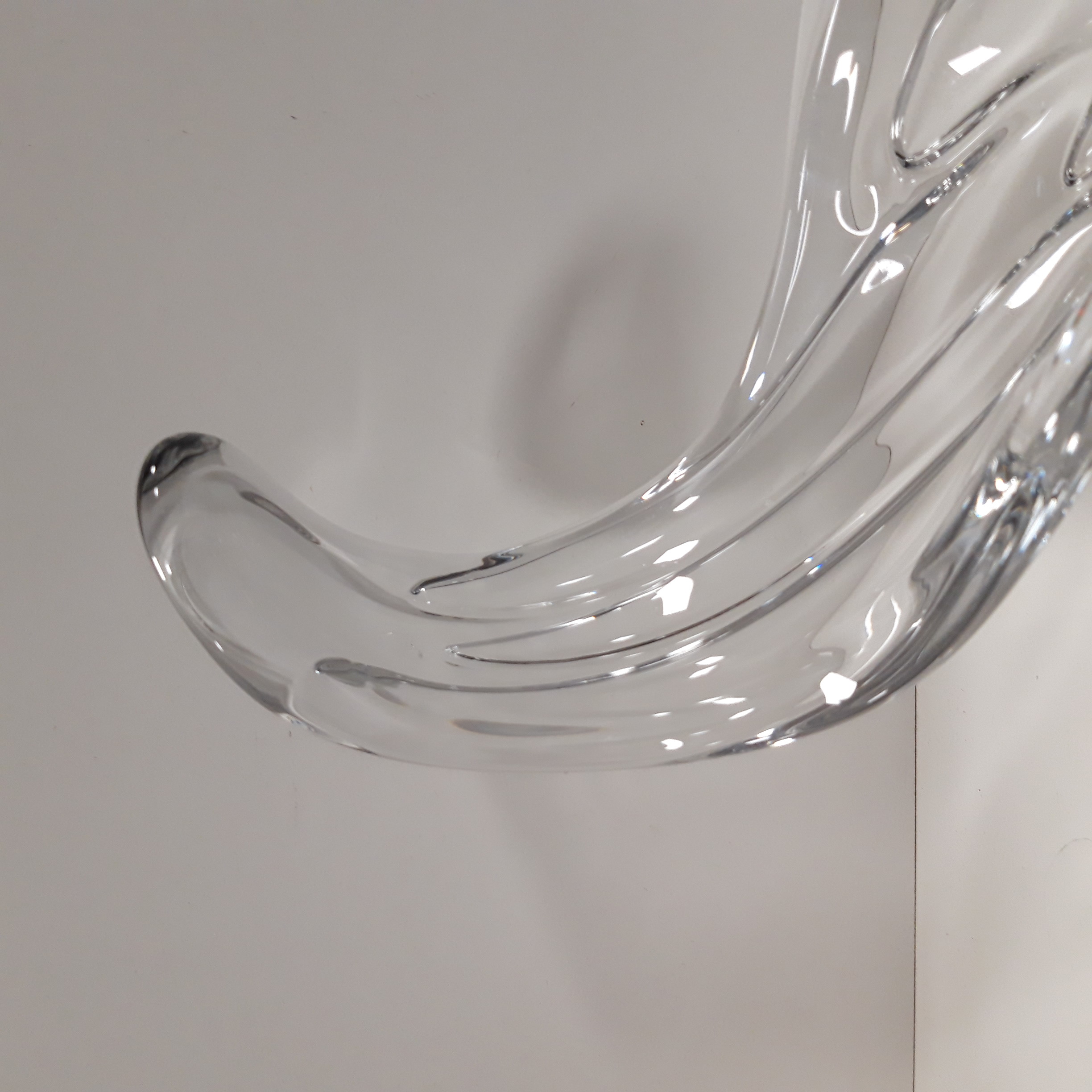 Grande coupe à fruits cristal Très bon état - Vue 3 - 