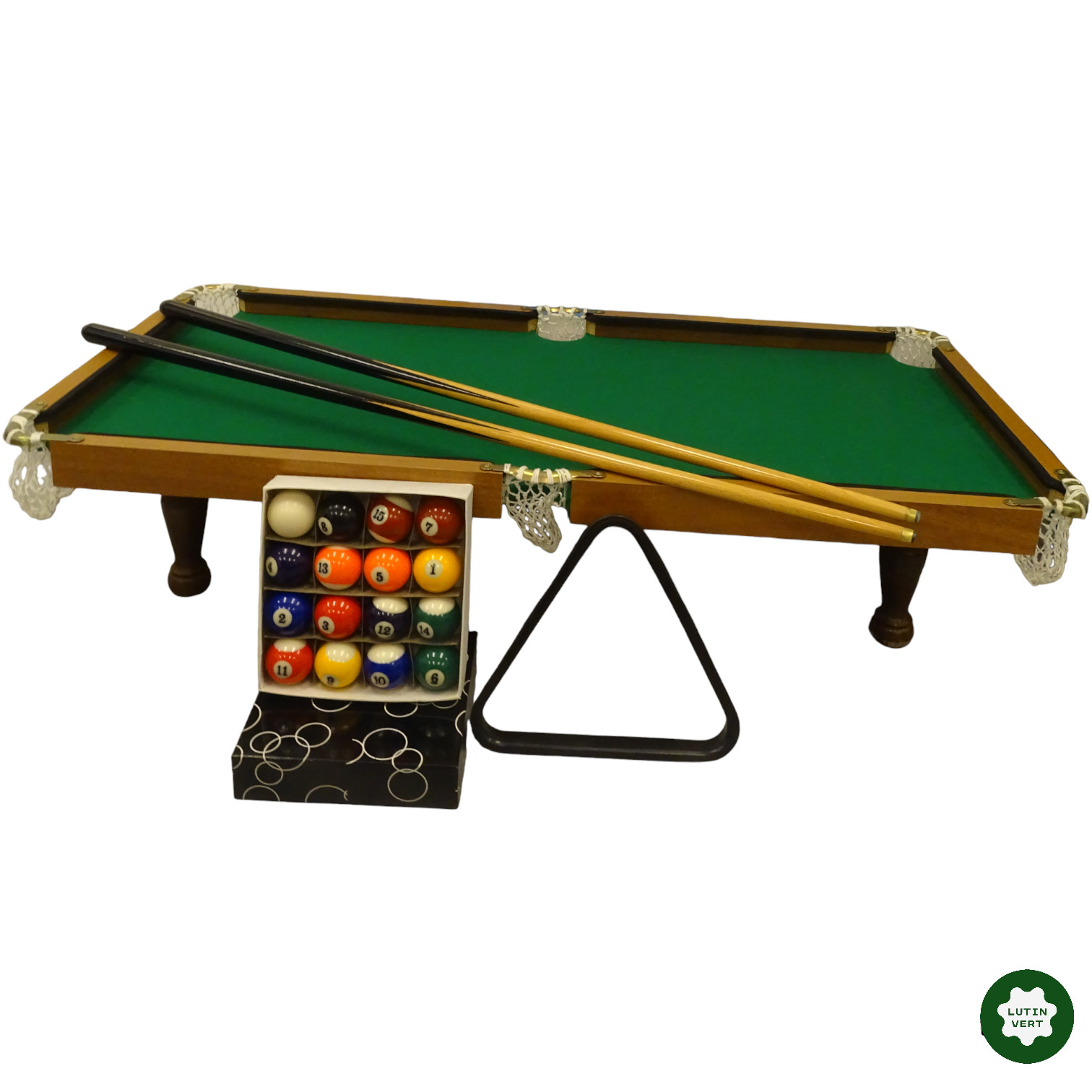 Mini Table de Billard d'occasion INTERMARCHÉ - Dès 8 ans | Ref 6773 - Bon état - Photo 2