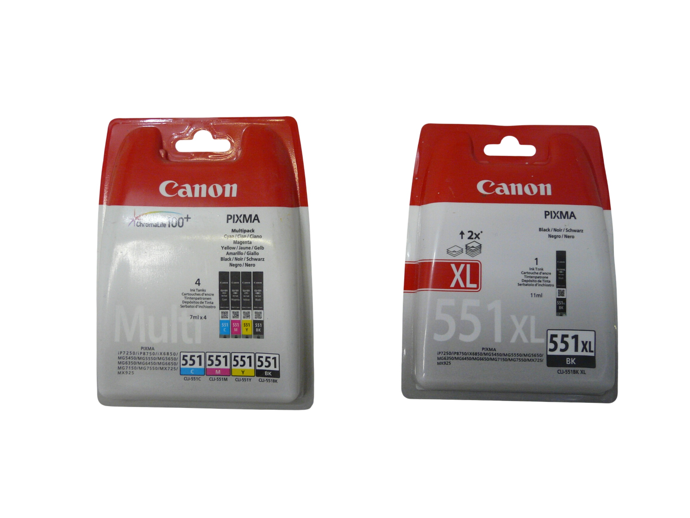 LOT1 - Lot cartouches d'encre pour imprimante 551 BK - Canon - Photo 0