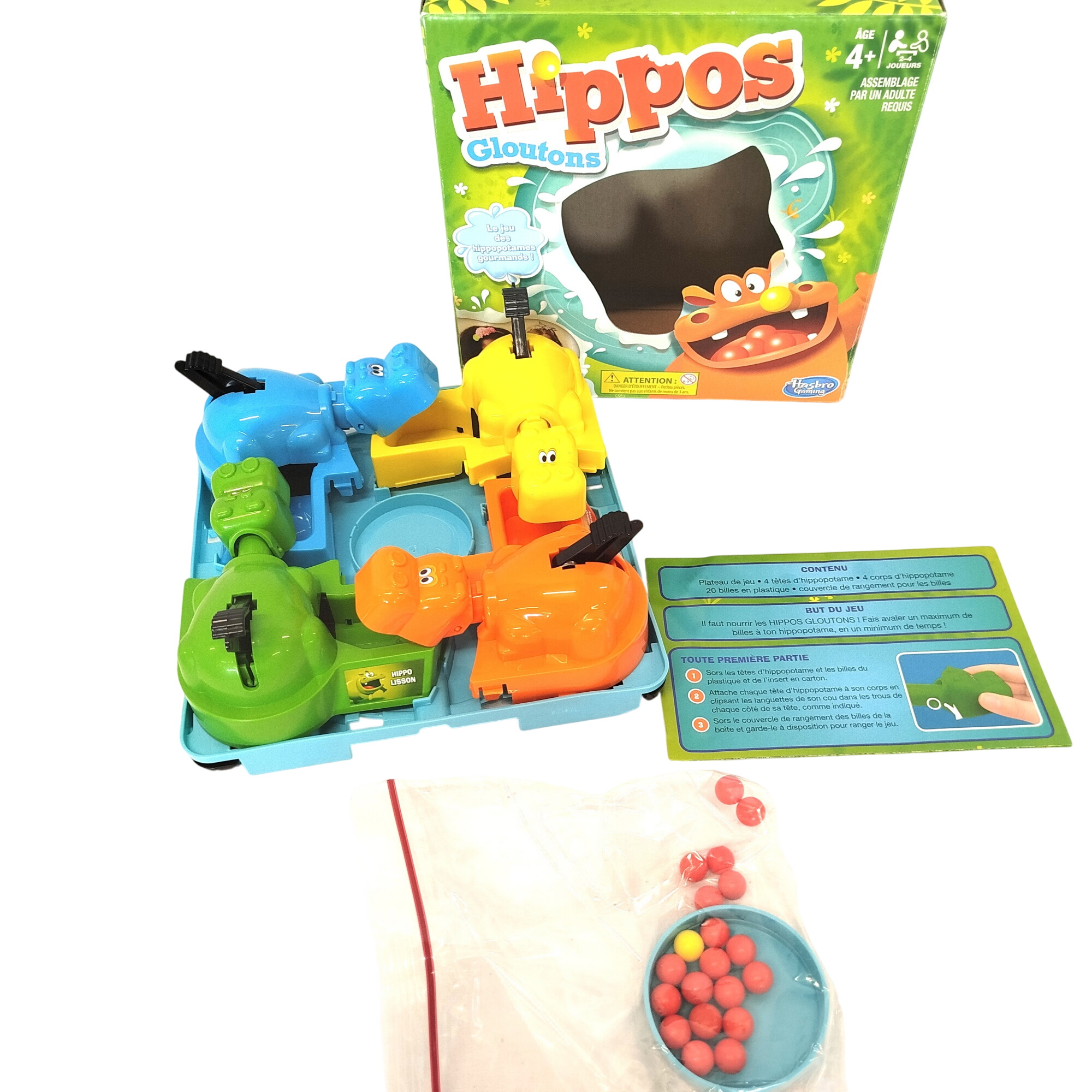 Hippos Gloutons, nouvelle version - Jeu société Hasbro 4