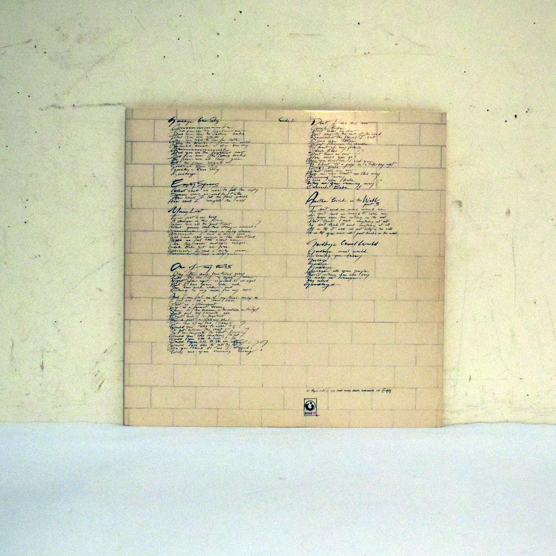 The Wall by Pink Floyd - Double Album 33 Tours Gatefold - EMI Electrola Gmbh Bon état - Vue 8 - 