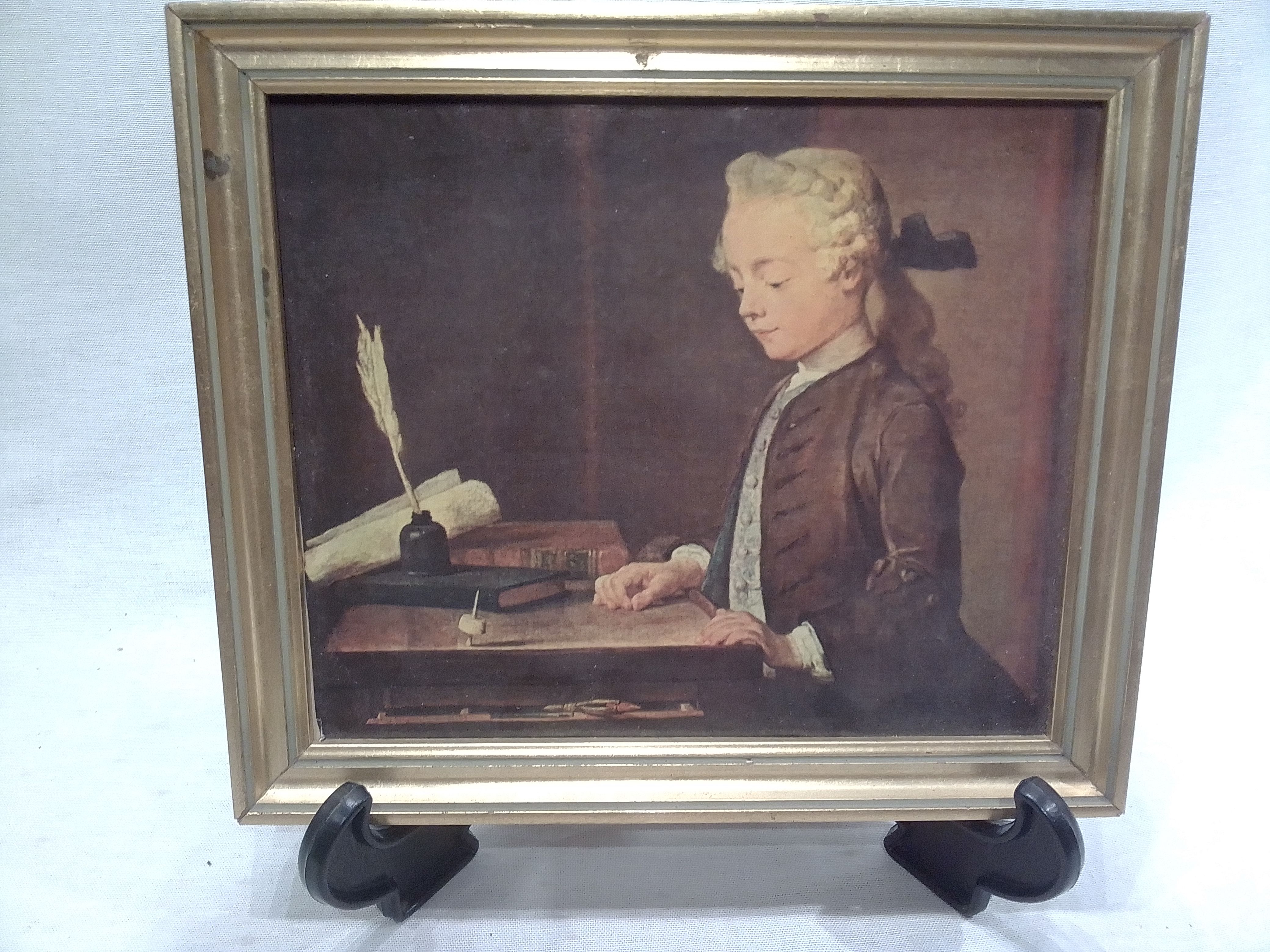 Acheter Tableau représentant L'Enfant au toton. Auguste Gabriel Godefroy Bon état - 30,00 € Tableau représentant L'Enfant au toton. Auguste Gabriel Godefroy Bon état - reconditionné disponible sur Label Emmaüs