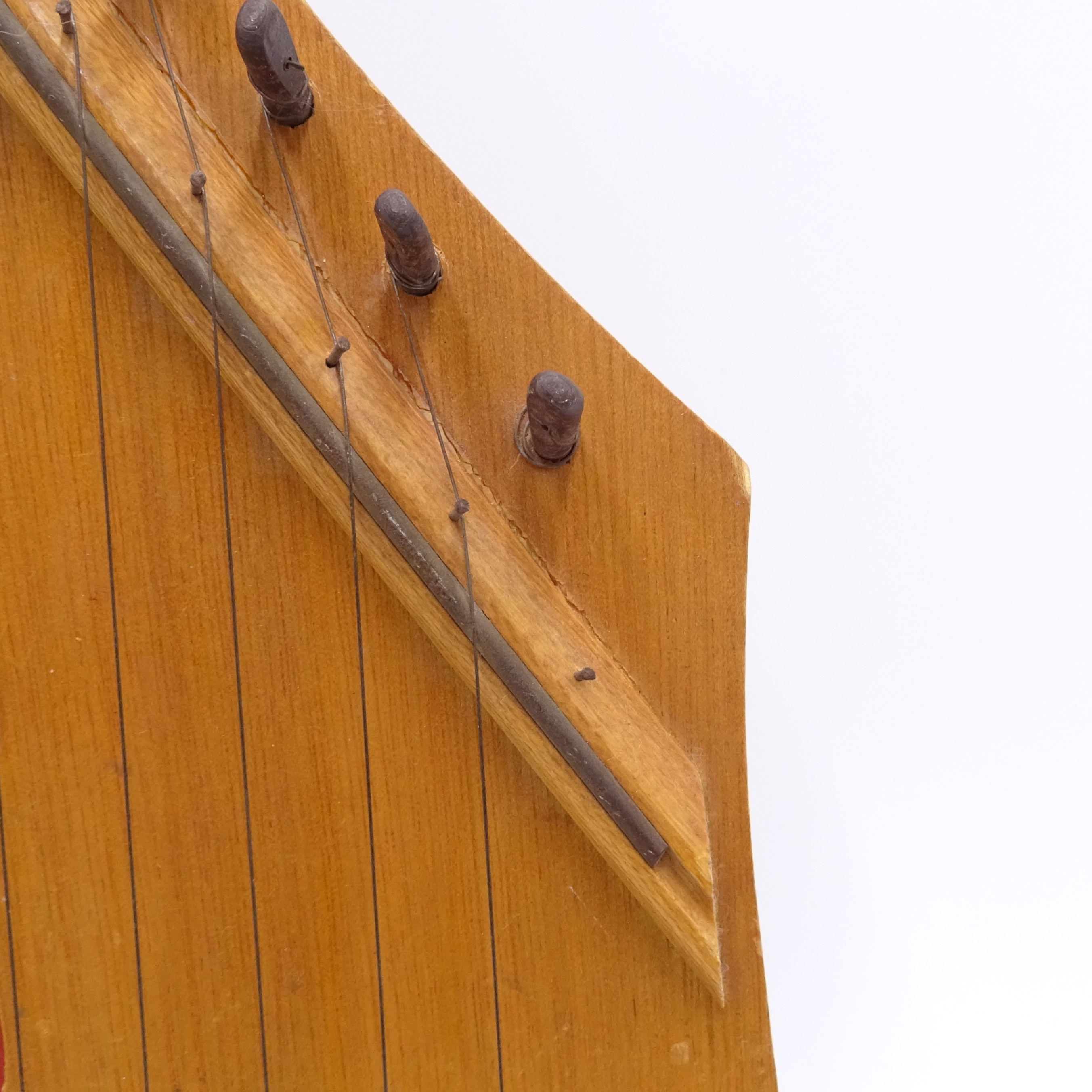 Ancienne cithare en bois vintage Bon état - Vue 6 - 