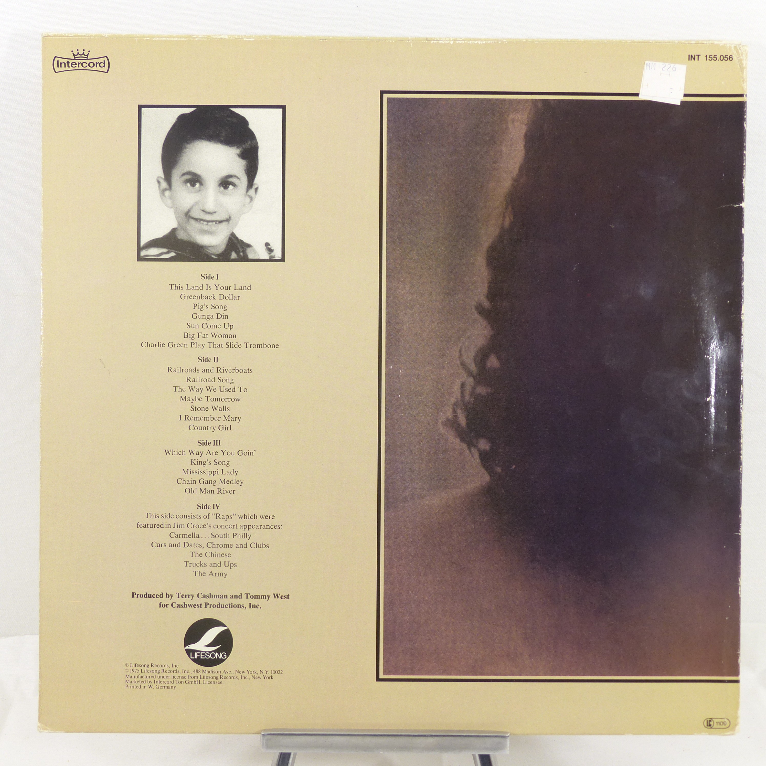Double Vinyle 33T Jim Croce / The Faces I've Been - Intercord 1975 Bon état - Vue 2 - 
