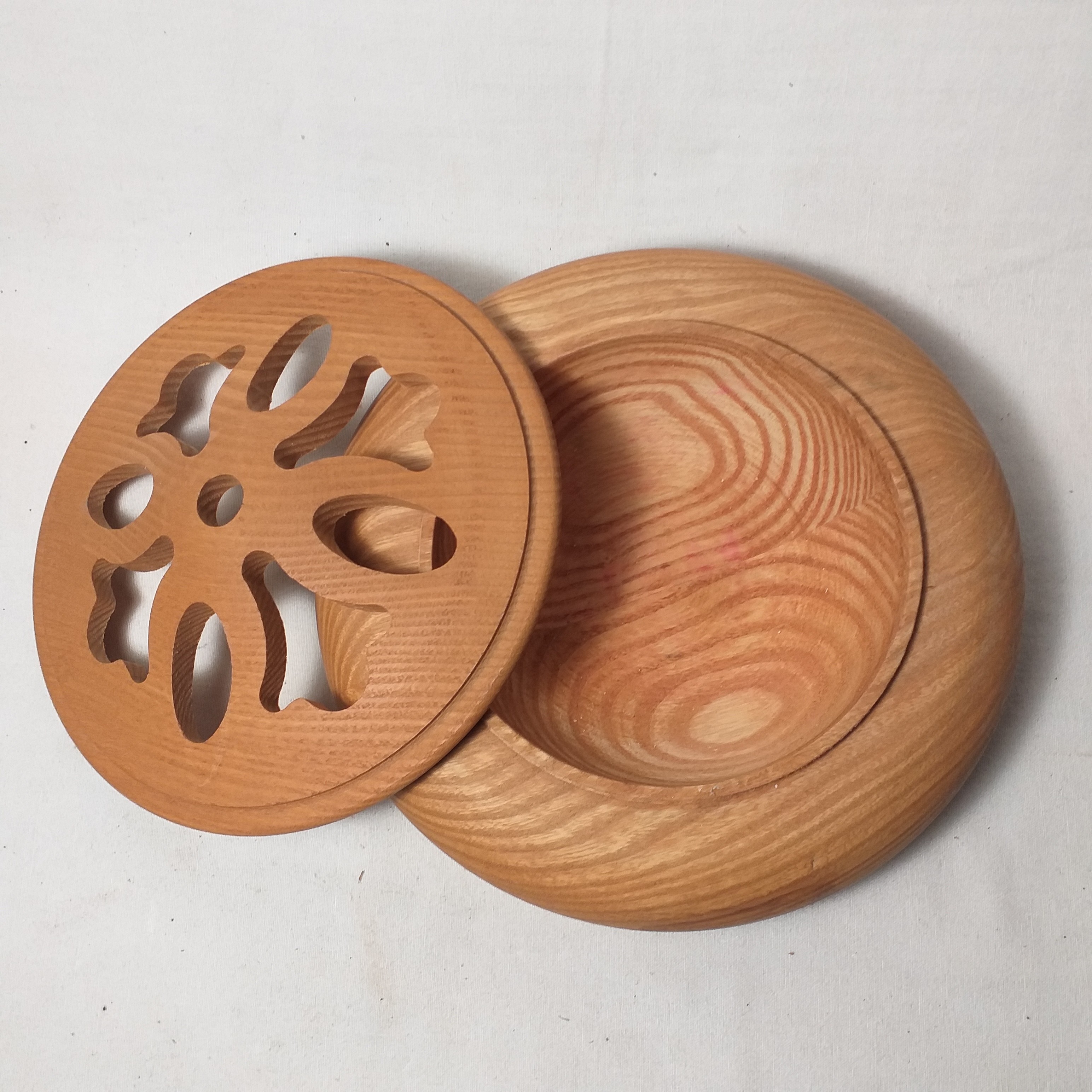 Boîte en bois pour pot pourri 18 cm - Photo 1