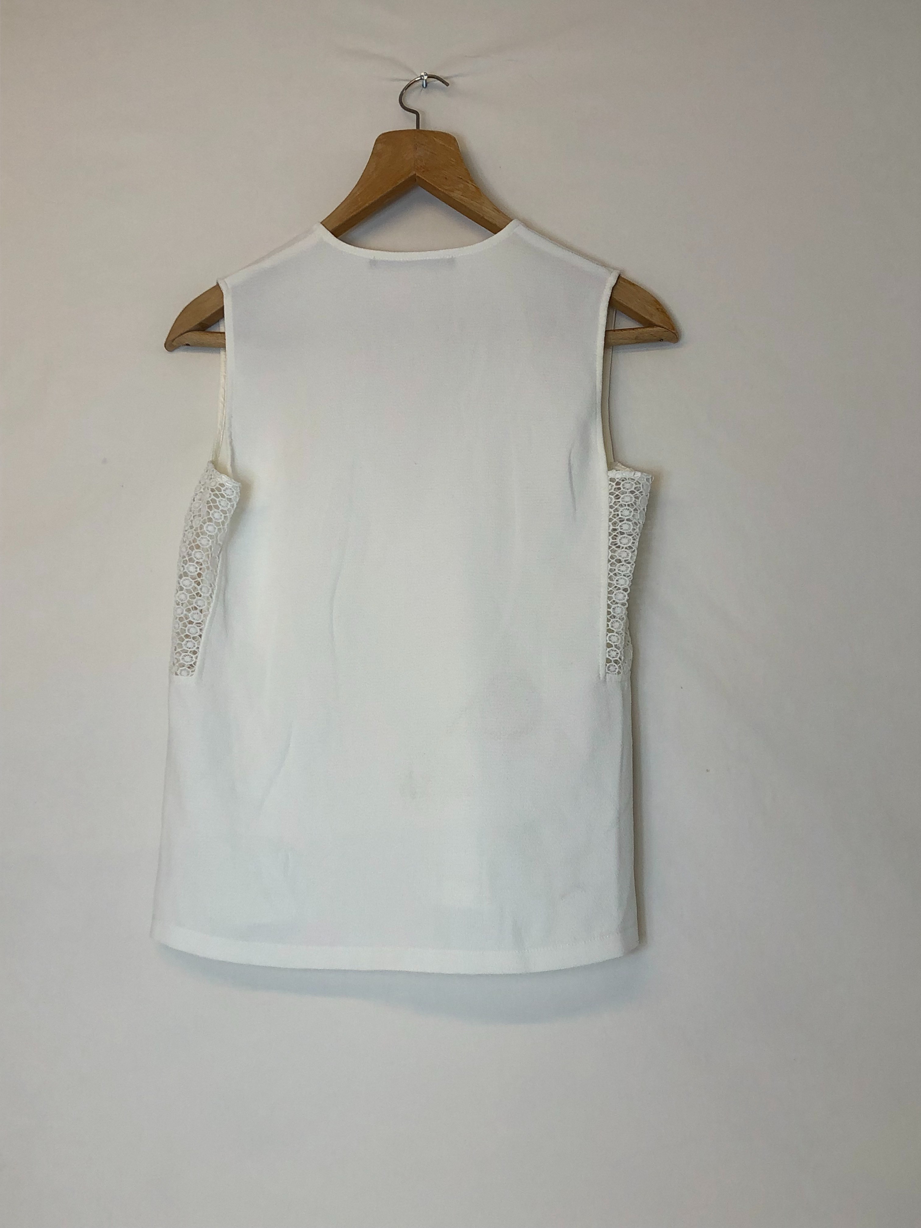 DEBARDEUR SANS MANCHE POUR FEMME TAILLE 38 BLANC 100% POLYESTER COMPTOIR DES COTONNIERS - Photo 1