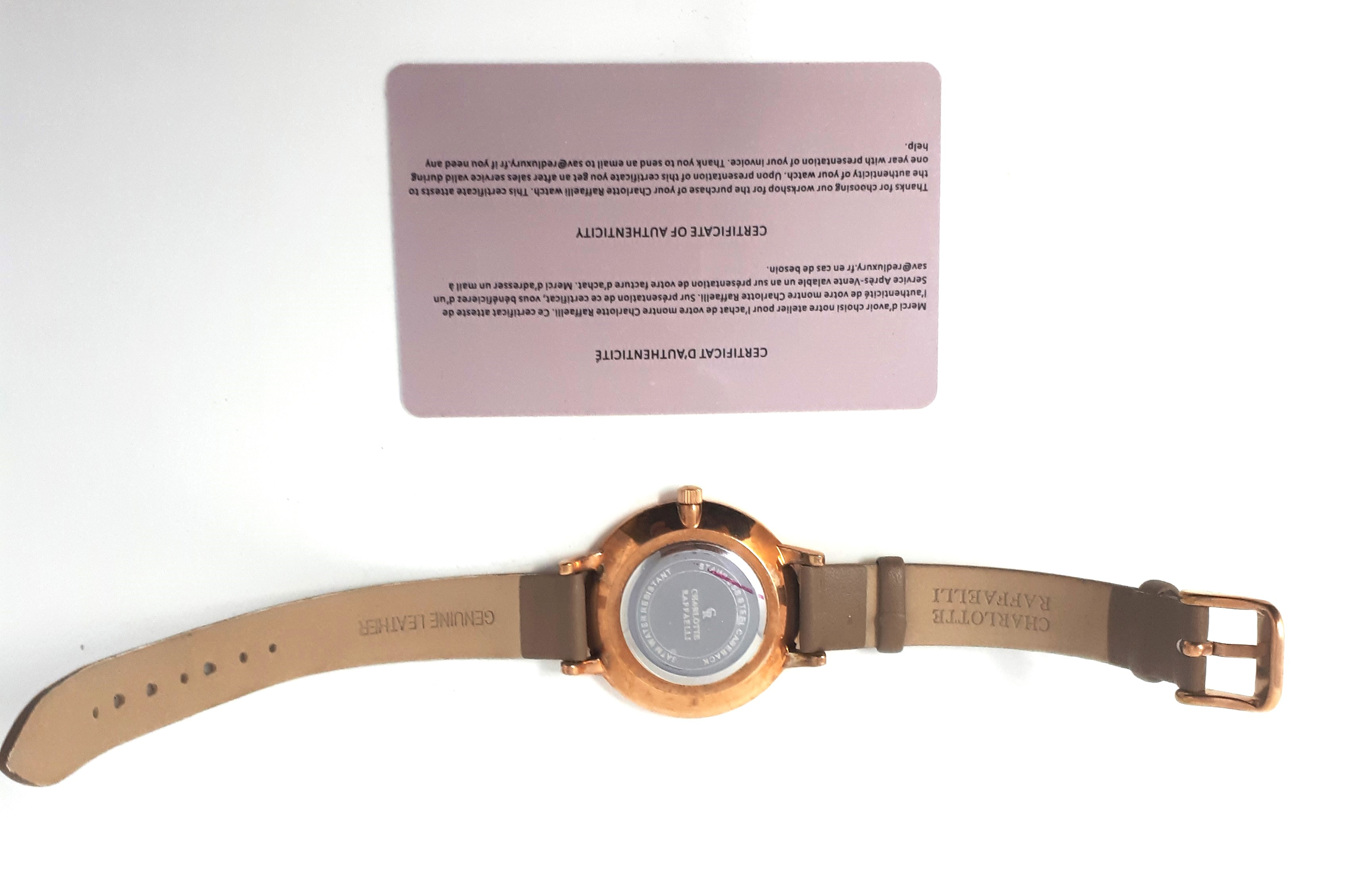 Voir photo 3 de Montre femme Charlotte Raffaelli Montre femme Charlotte Raffaelli - Vue 3 -