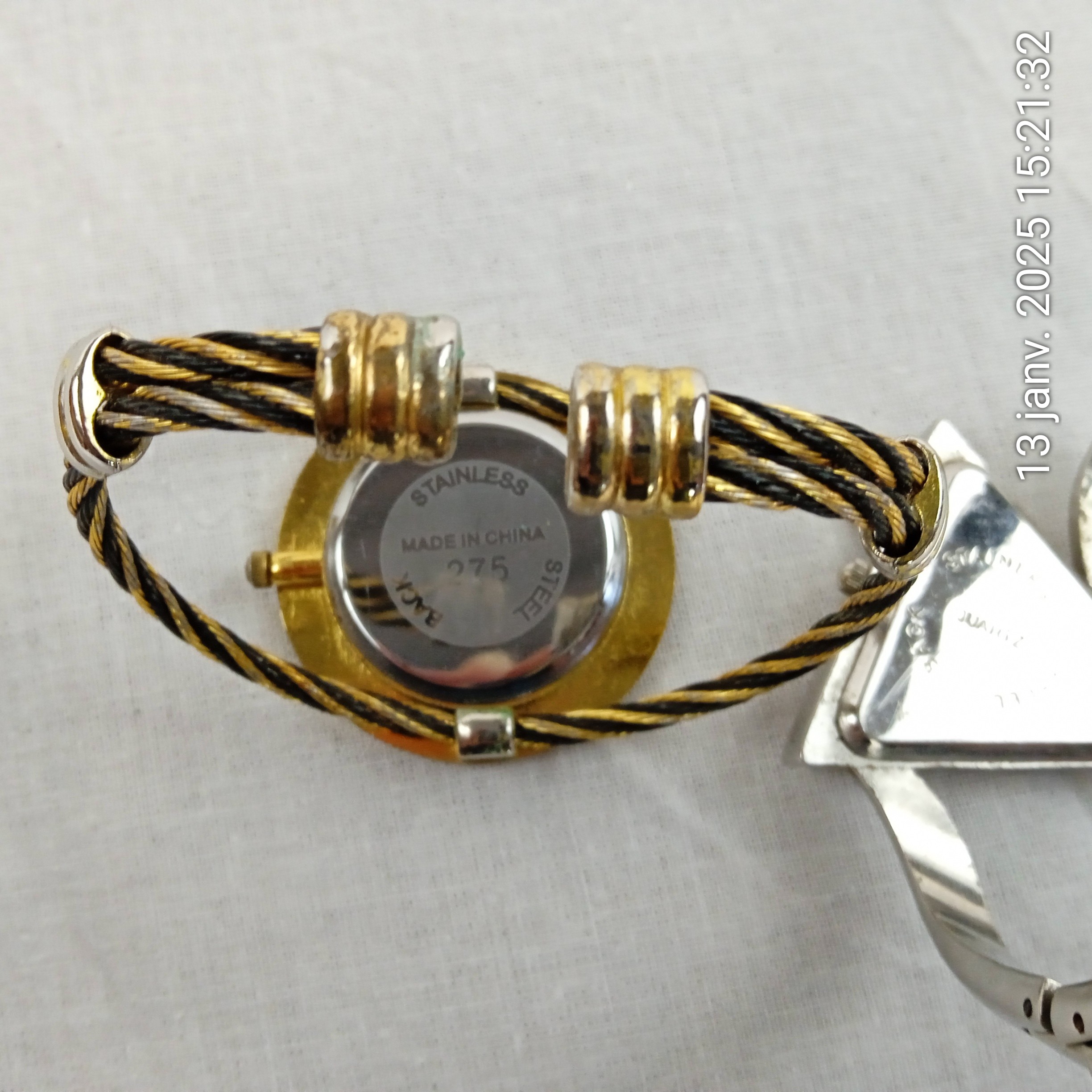 Lot de 2 montres bracelets femme à quartz - Photo 4