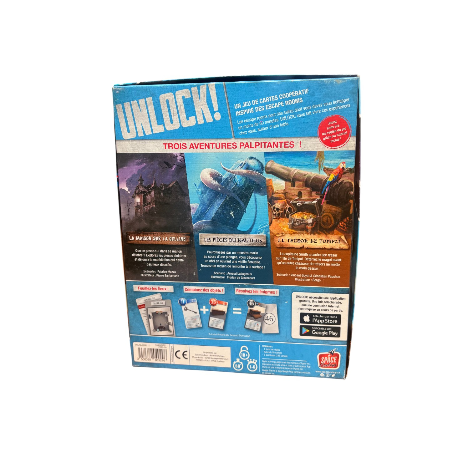 Jeux de société Unlock! MYSTERY ADVENTURES Comme neuf - Vue 2 - 