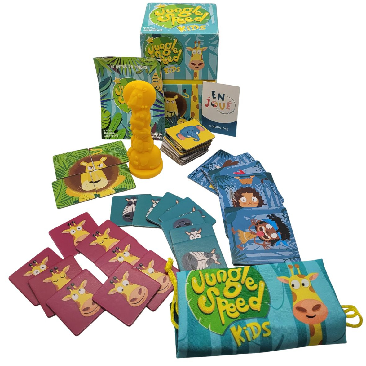 Voir photo 2 de Jeu d'ambiance -Jungle Speed Kids - Asmodee - Dès 4 ans. Jeu d'ambiance -Jungle Speed Kids - Asmodee - Dès 4 ans. Bon état - Vue 2 -