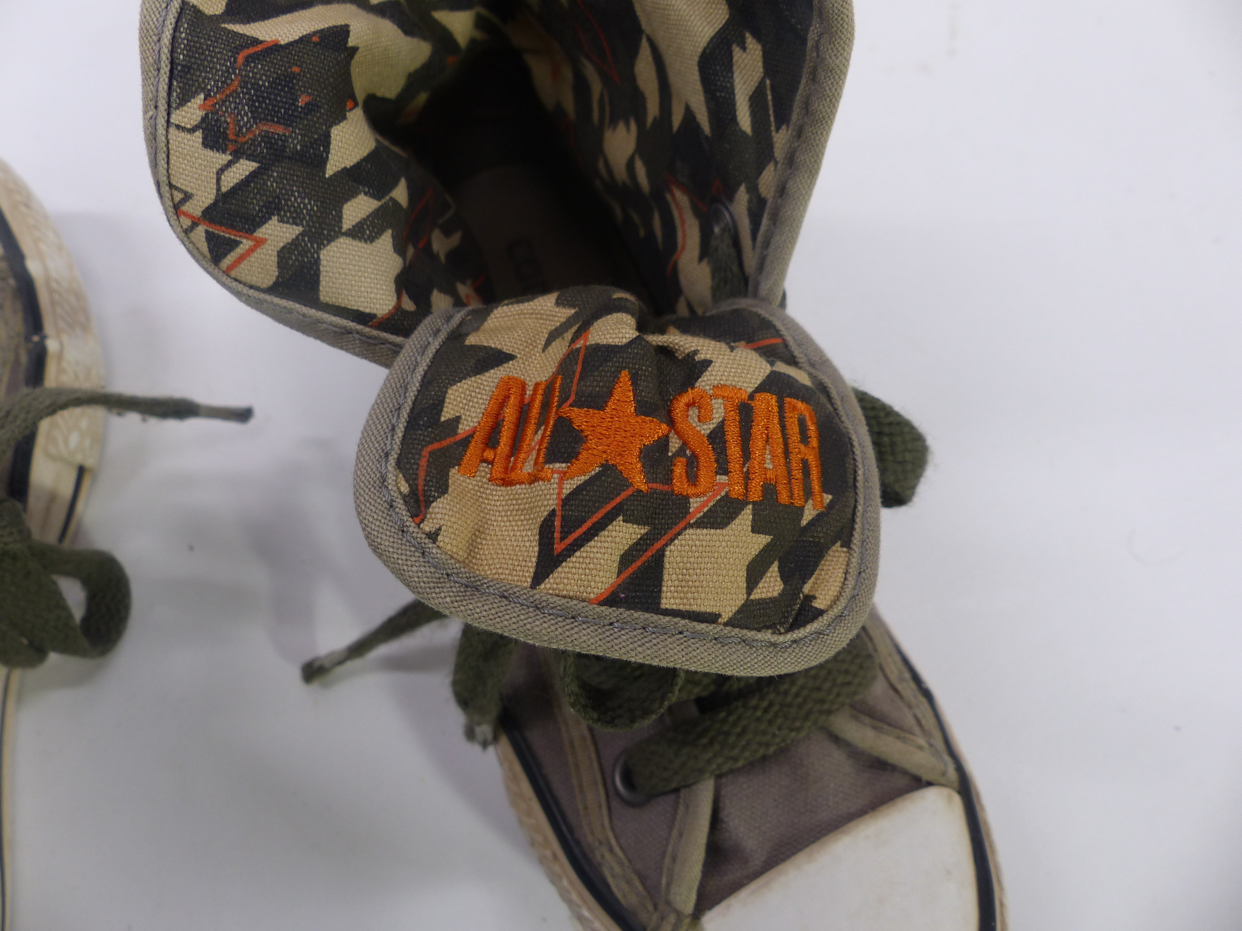 Converse all stars vert kaki T29 - Photo 3