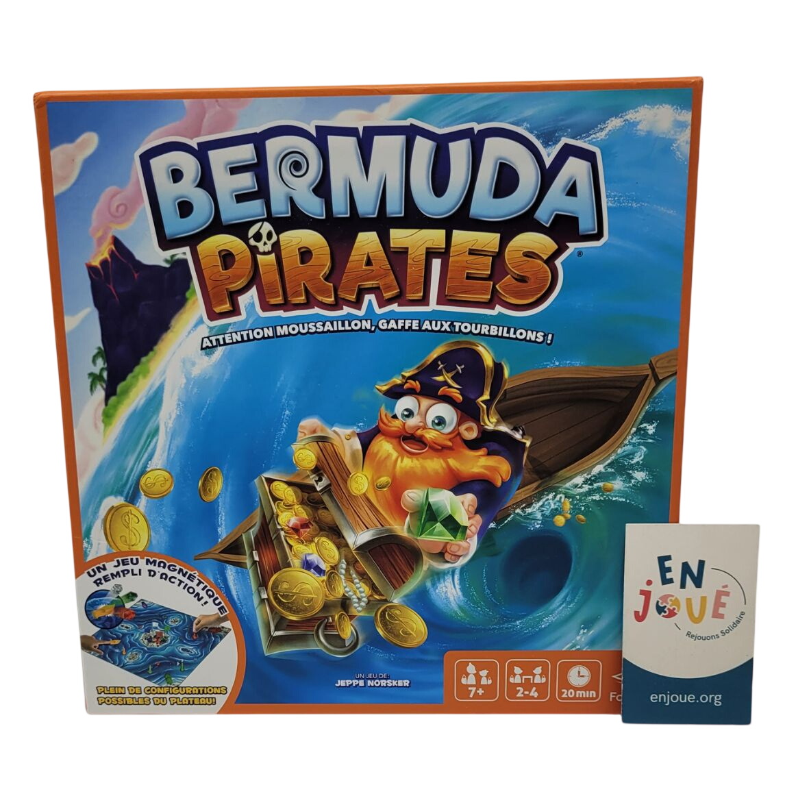 Jeu de société - Bermuda Pirates - FoxMind - À partir de 7 ans. Très bon état -  reconditionné disponible sur Label Emmaüs