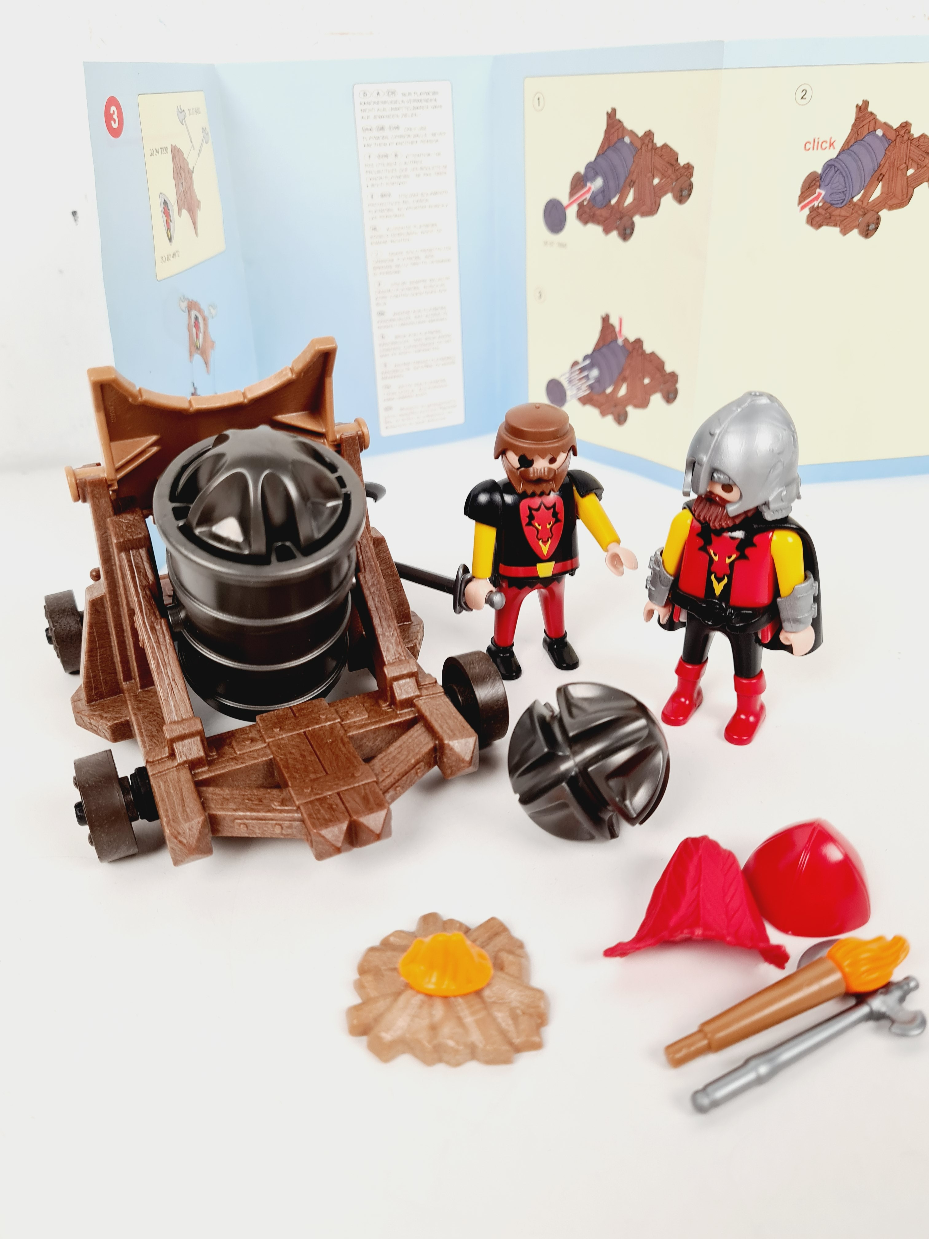 Playmobil - Playmobil Chevaliers et gros canon 3320 - 4 ans +  - Vue 3 - 