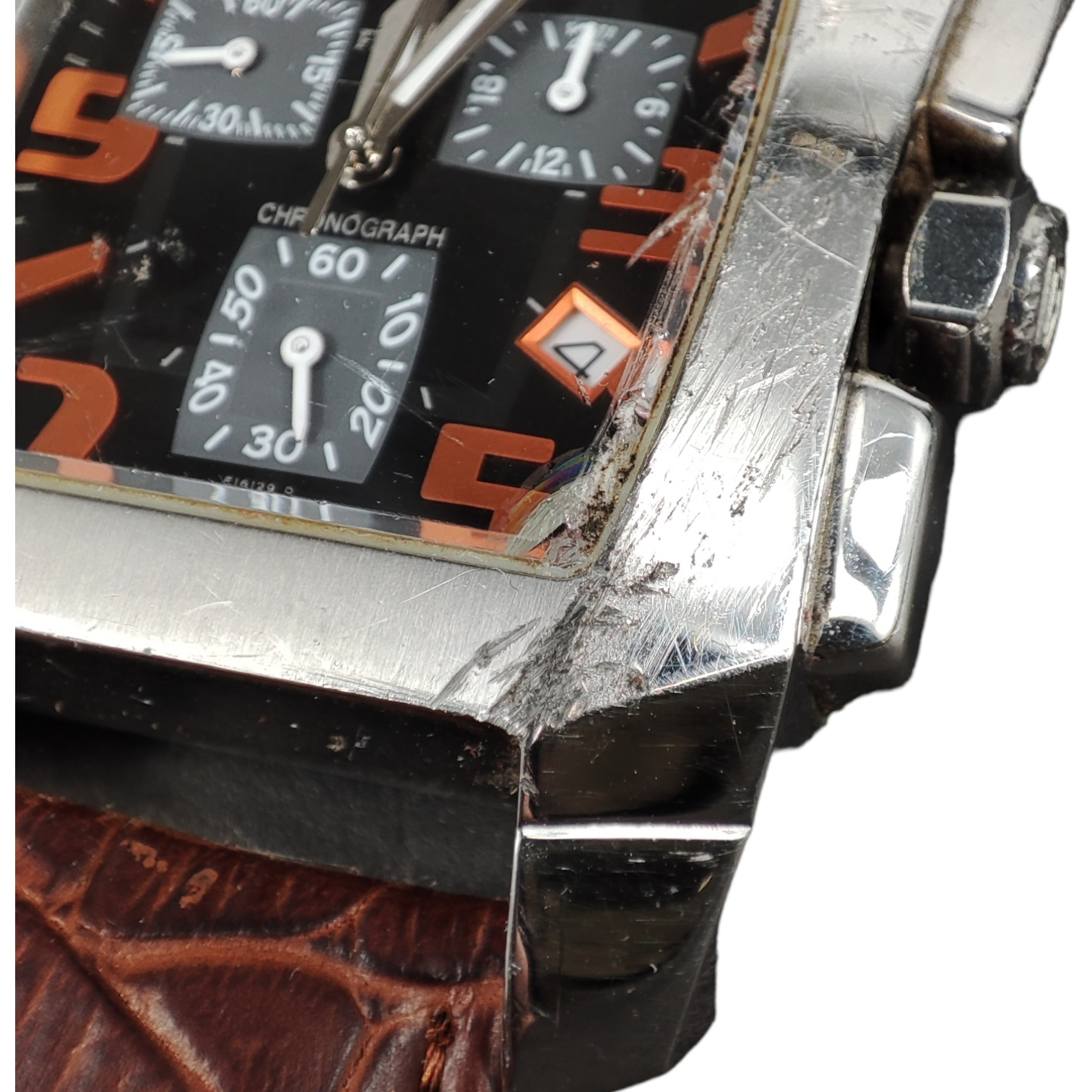 Montre homme FESTINA Timeless Chronograph Noir État correct - Vue 6 - 