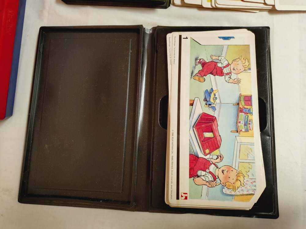 Jeu -Racontimage-Nathan-Imagier sonore-Vintage-Fonctionnel-Complet-1990  - Vue 9 - 