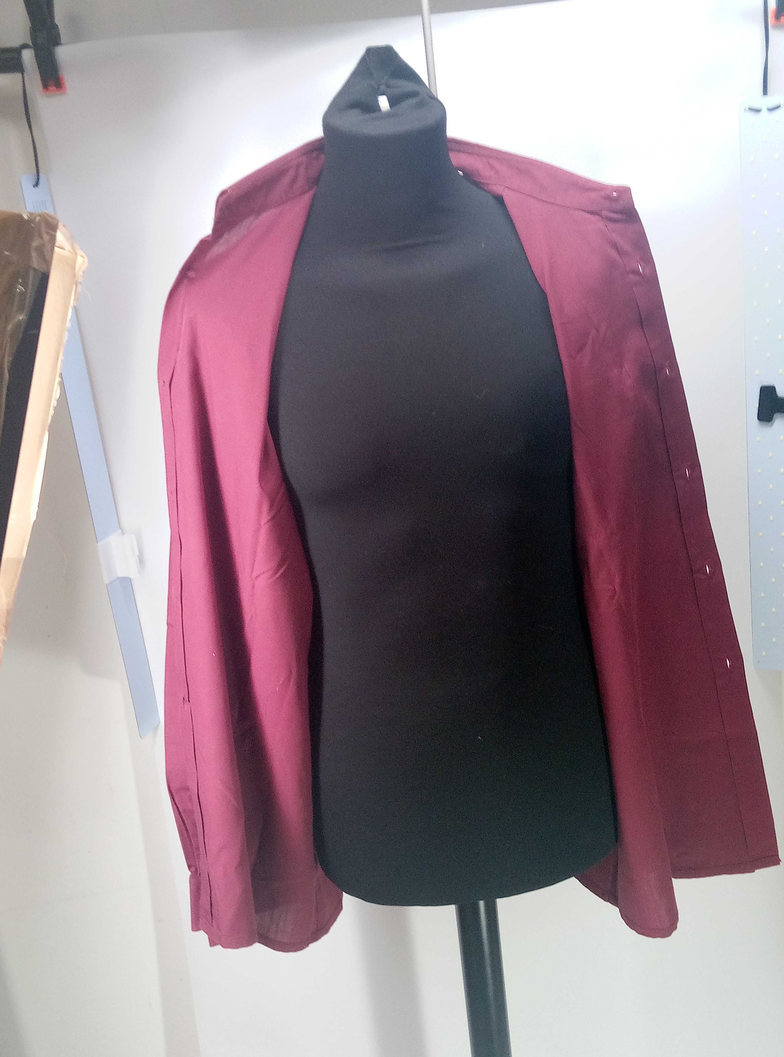 Chemise Bordeau Pierre Cardin Homme Taille 41 - Photo 1