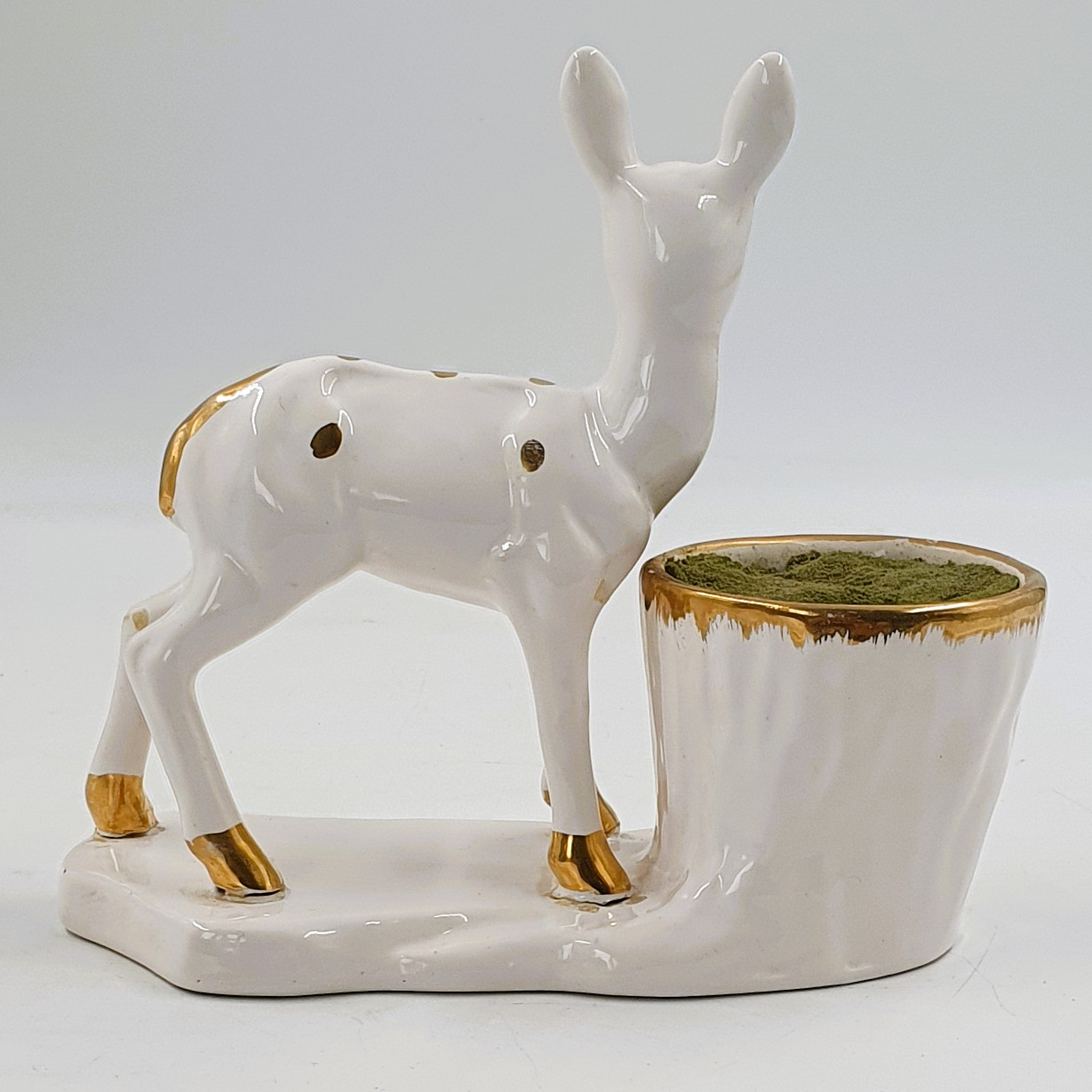 Pot planteur biche Vallauris en céramique - Photo 2