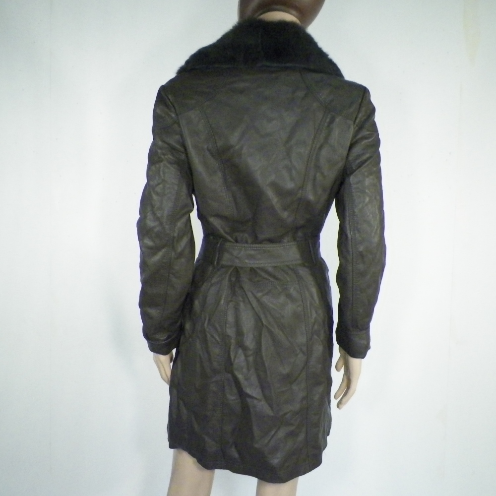Manteau Femme Marron ESCANDELLE T L. Bon état - Vue 2 - 