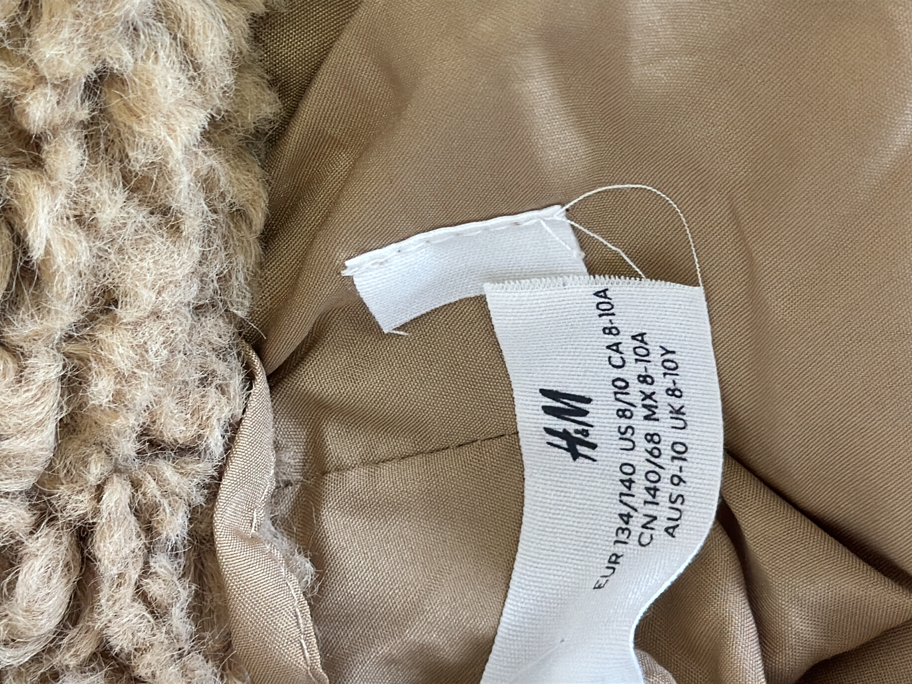 Manteau enfant fausse fourrure H&m 10 ans 🧸 - Photo 3