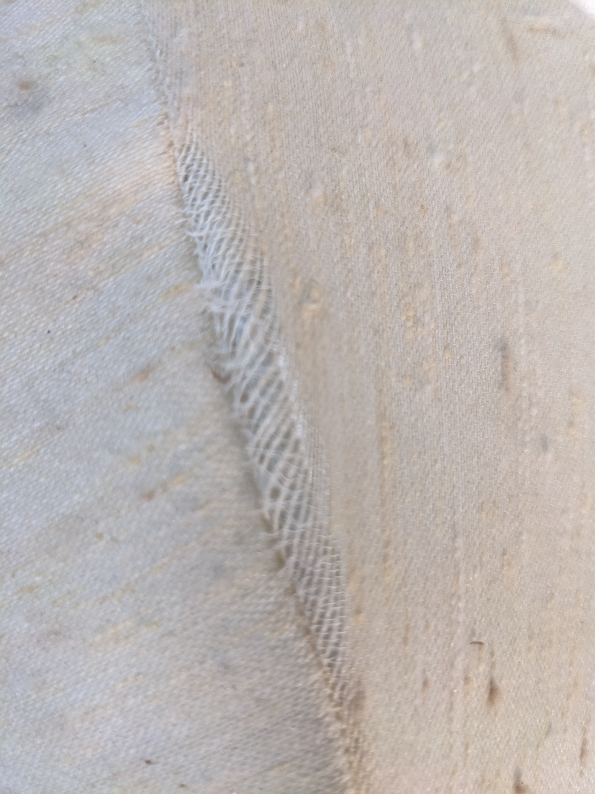 Lampe en bois et tissu style rétro Bon état - Vue 4 - 