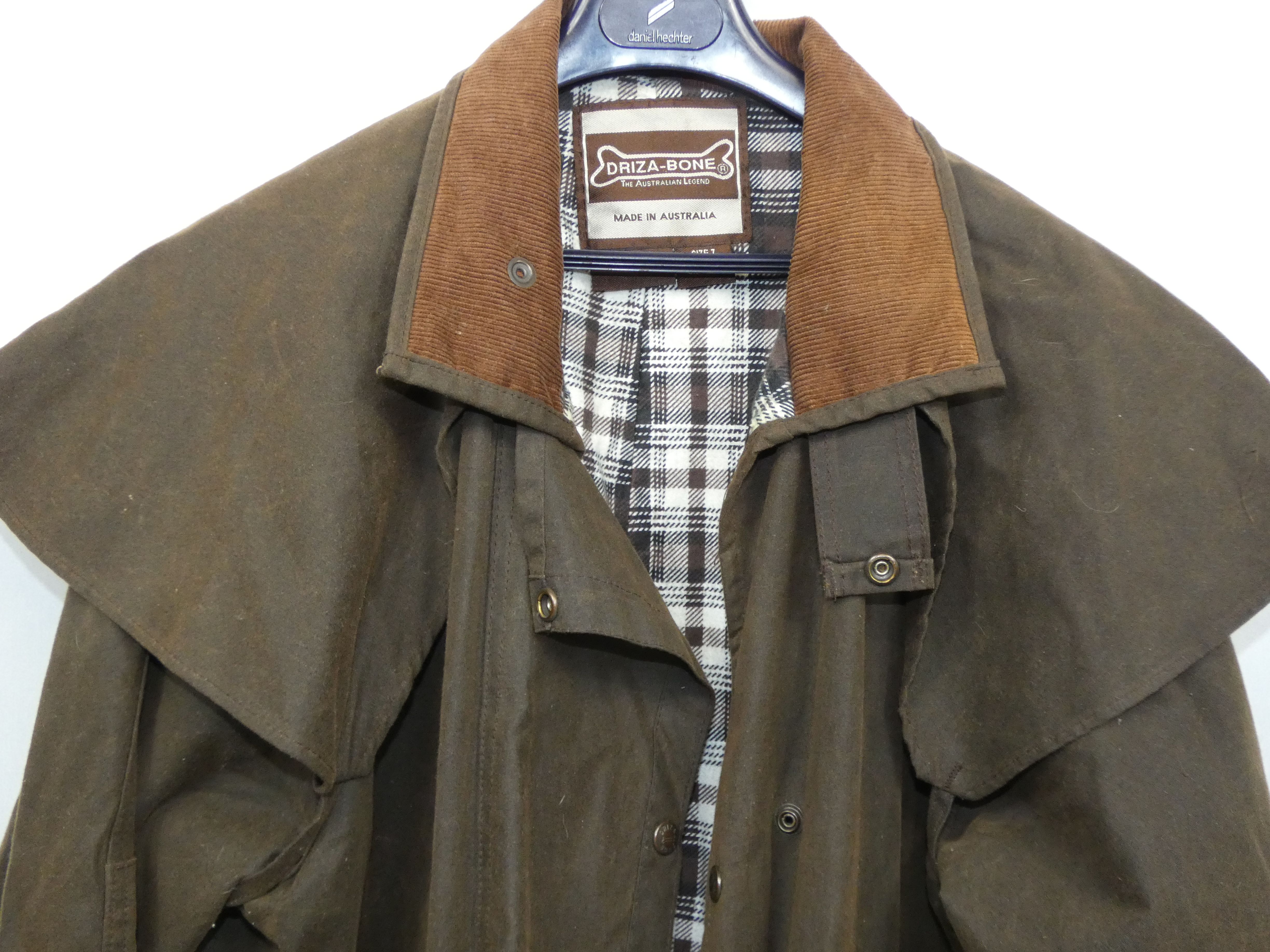 Manteau D'équitation Driza-Bone Rider Heritage - Huilé - Taille XL - Marron