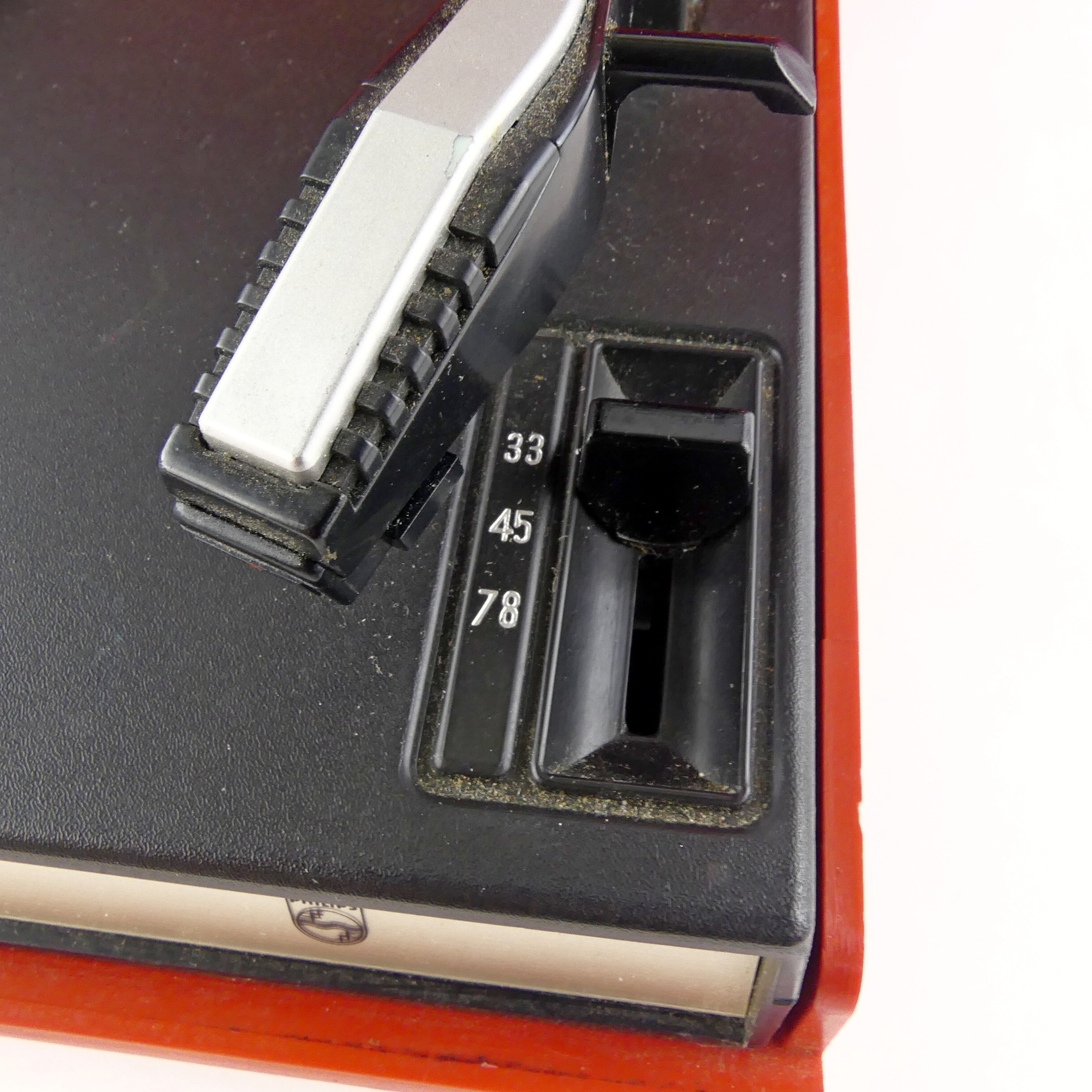 Tourne disque Plilips 423 rouge années 70 État correct - Vue 8 - 
