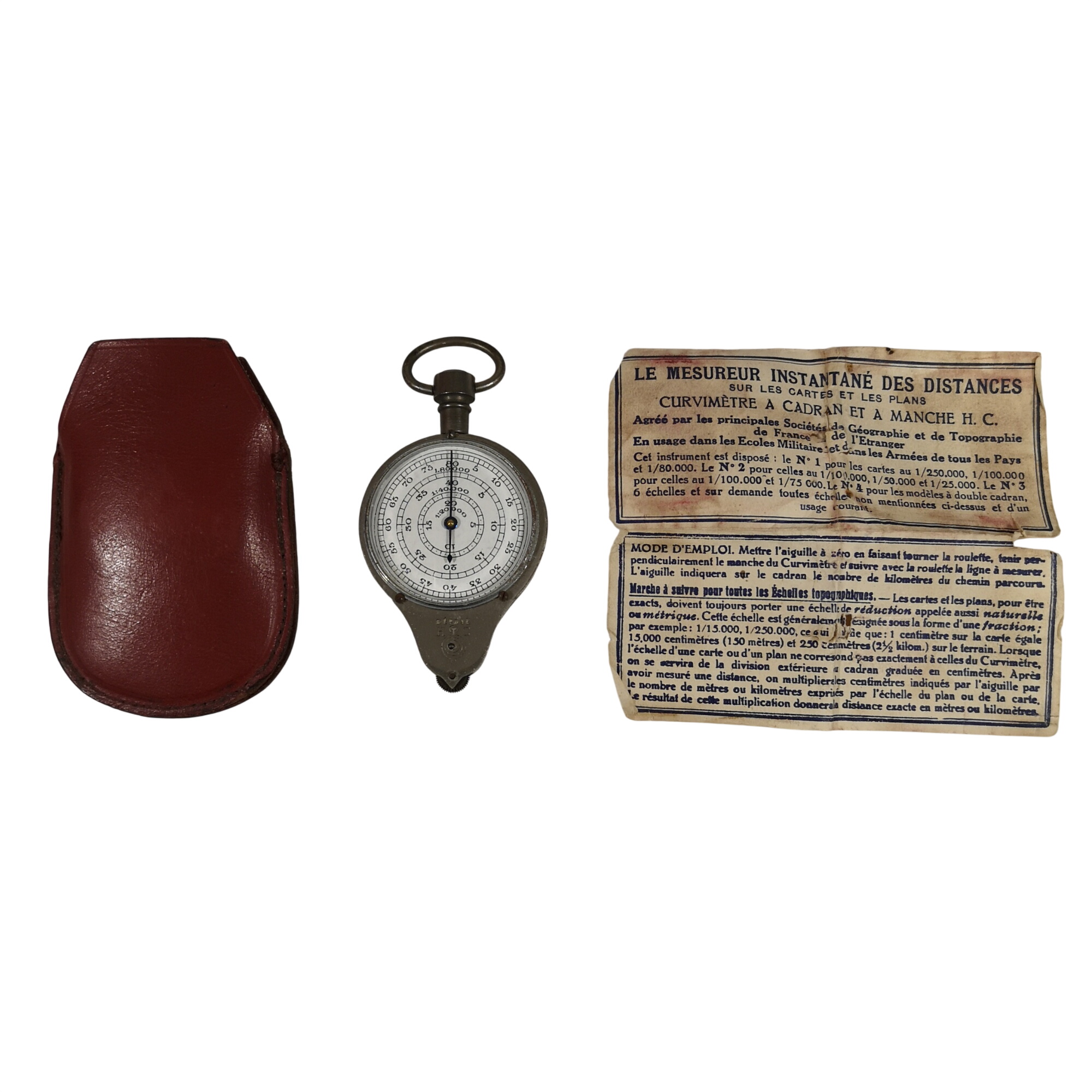 Acheter Curvimètre à cadran ancien avec pochette et mode d'emploi Bon état - 36,00 € Curvimètre à cadran ancien avec pochette et mode d'emploi Bon état - reconditionné disponible sur Label Emmaüs