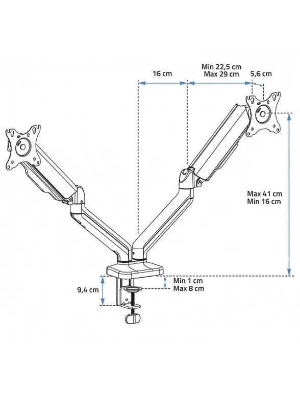 Voir photo 4 de Pack 2 écrans DELL P2717HT + 1 support double écran Advance Ergomounts - Parfait état Pack 2 écrans DELL P2717HT + 1 support double écran Advance Ergomounts - Parfait état Très bon état - Vue 4 -