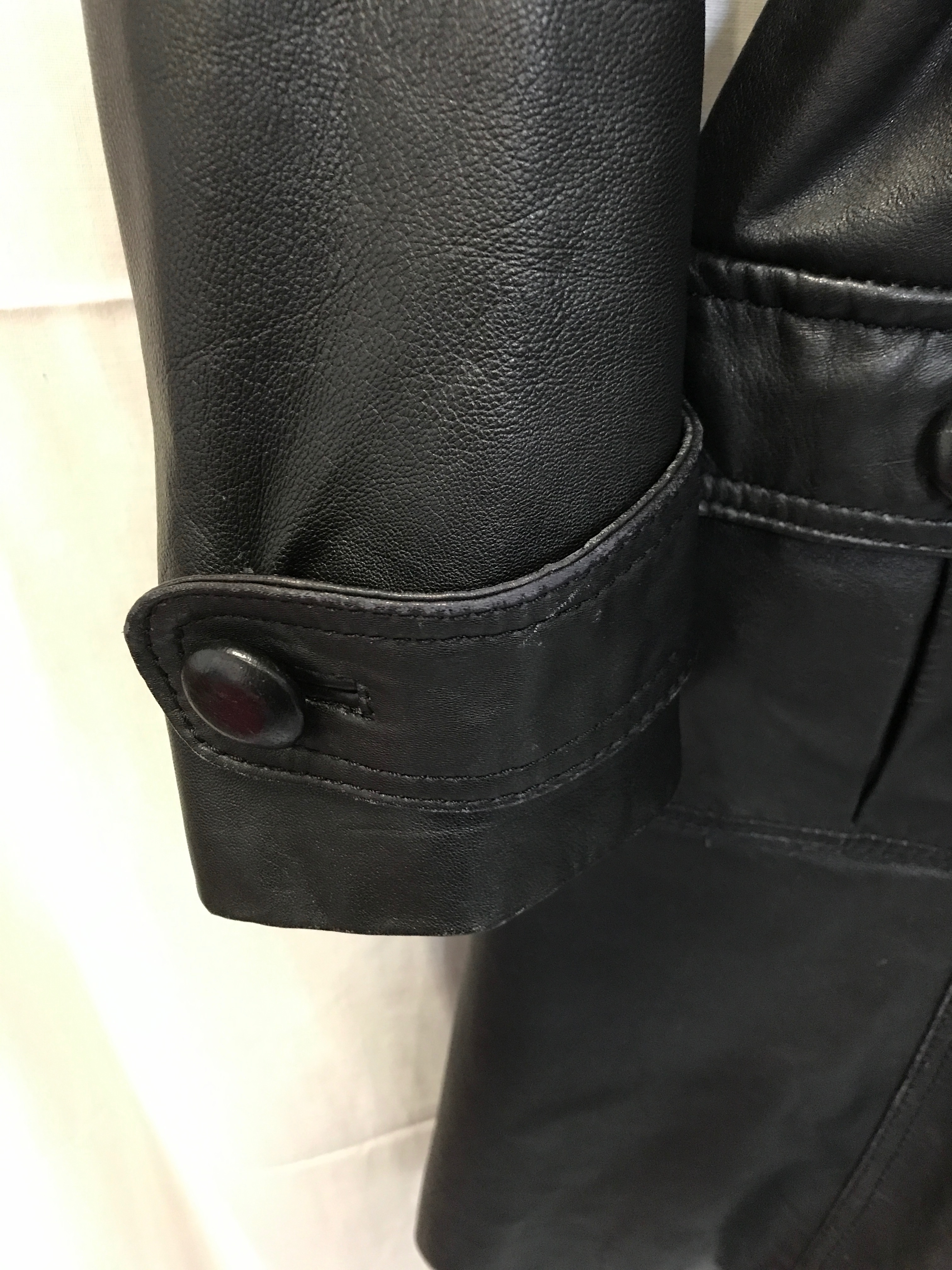 Veste noire imitation cuir «In Extenso » T44 - Photo 3
