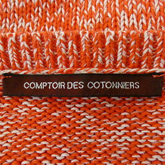 Pull rouge chiné à manches longues - Femme - COMPTOIR DES COTONNIERS - Taille L - Photo 3