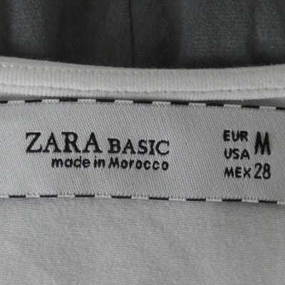 Robe grise et blanche - Femme - Taille M Très bon état - Vue 5 - 