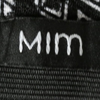 Jupe noire imprimée blanche - Femme - MIM - Taille L - Photo 4