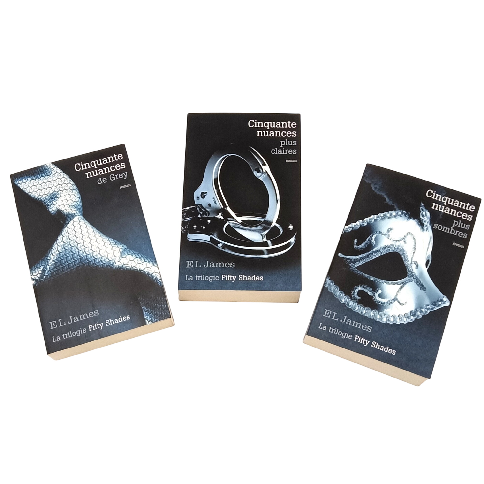 Lot de 3 livres Cinquante nuances de grey, plus sombre, plus claires - Photo 0