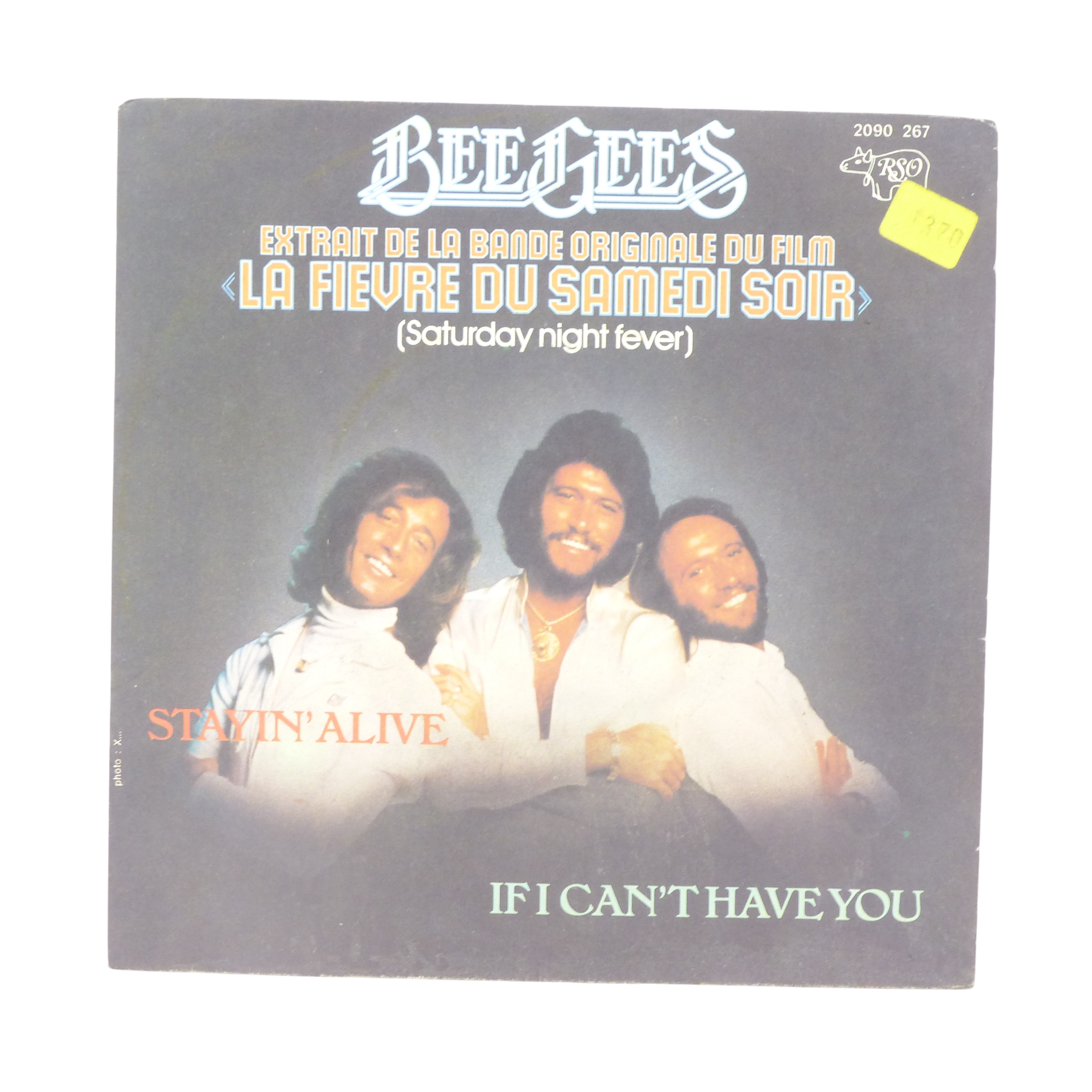 Vinyle 45T Bee Gees 'Stayin' Alive' - RSO, 1977 - Photo 0