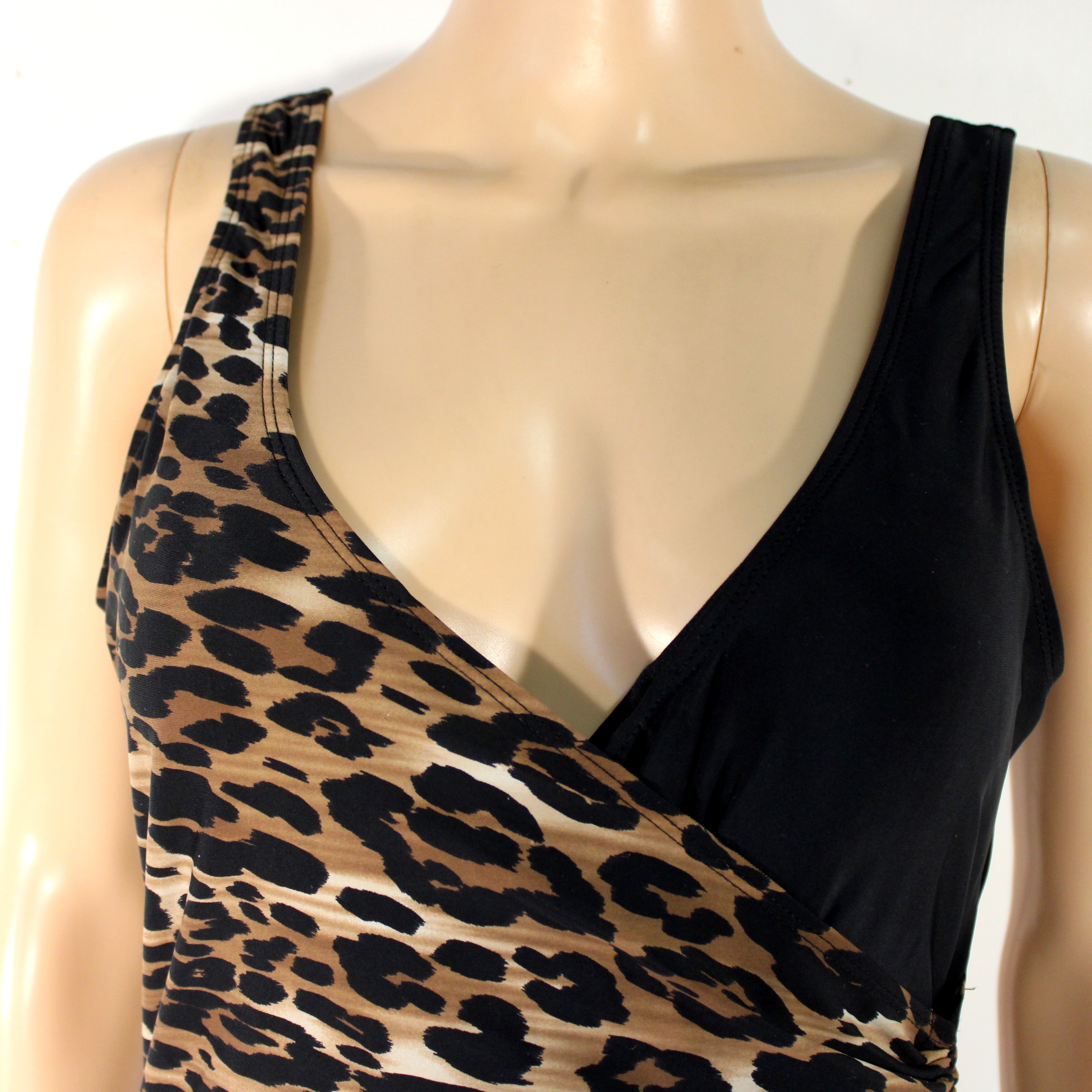 Maillot De Bain Femme Noir Léopard Taille M - Photo 3
