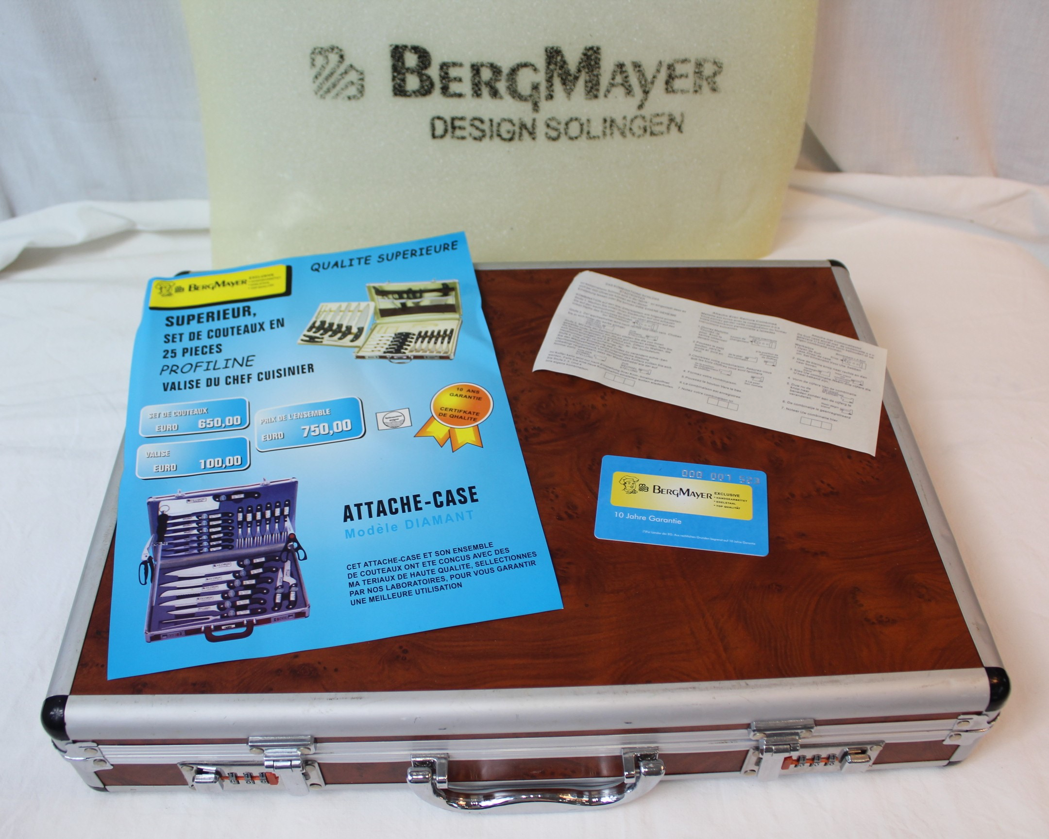 Mallette De Couteaux 24 Pieces - BERG MAYER - Très bon état - Photo 8