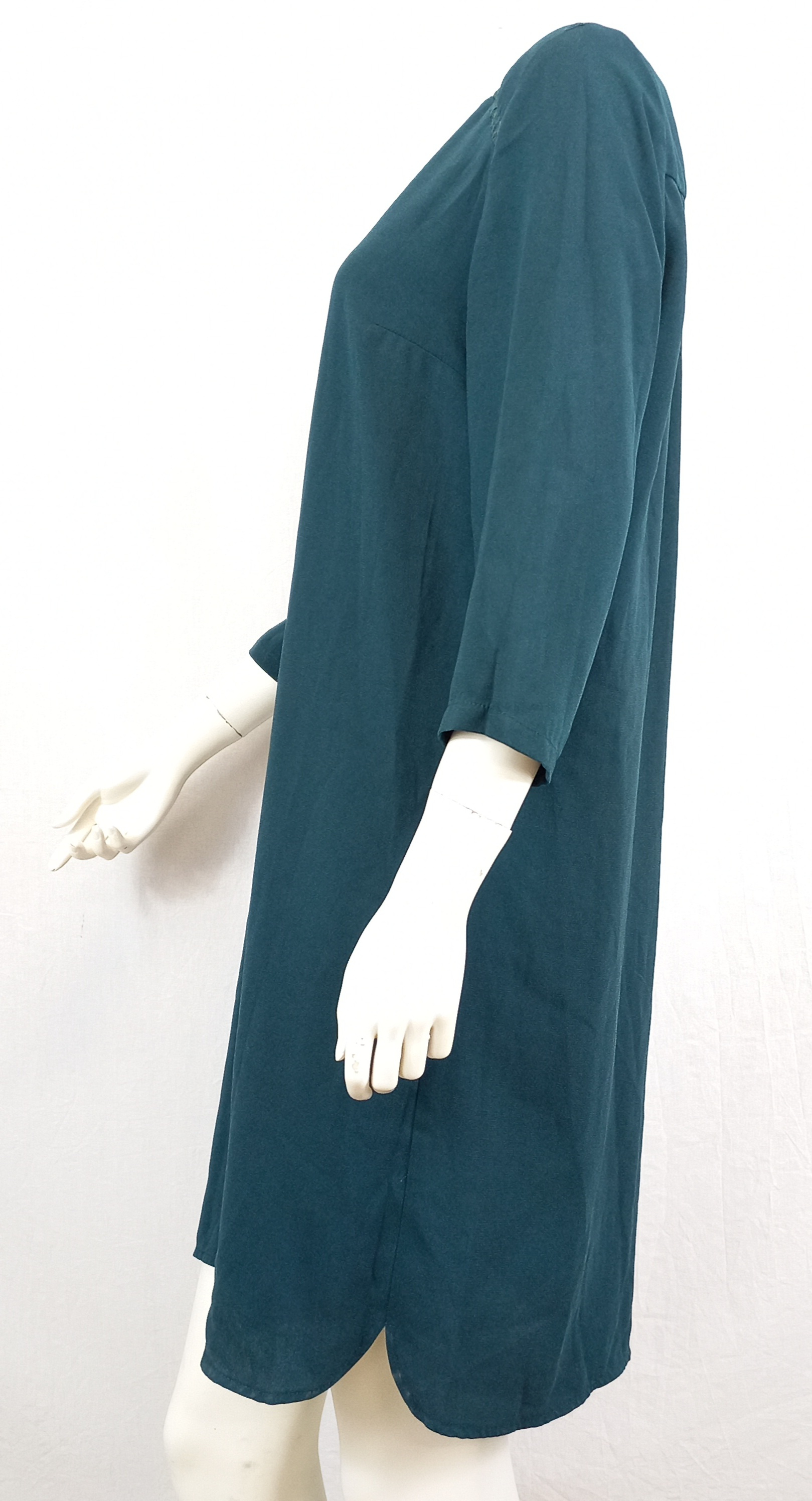 Voir photo 2 de Robe Bleu canard "CAMAIEU" Robe Bleu canard "CAMAIEU" - Vue 2 -
