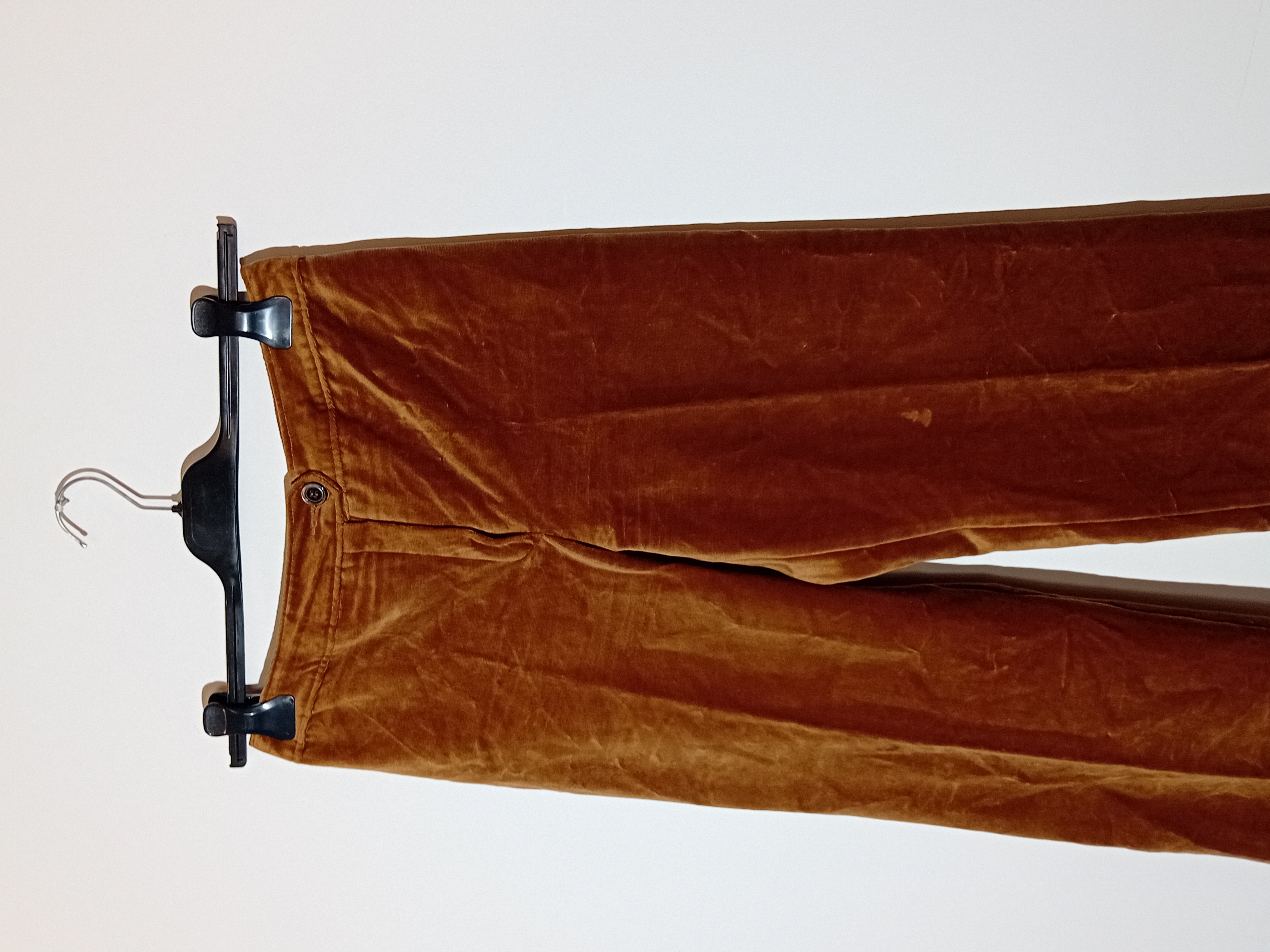 Pantalon Velours Marron Vintage Velours Vela Élastique M / 38 (V3441) Bon état - Vue 3 - 