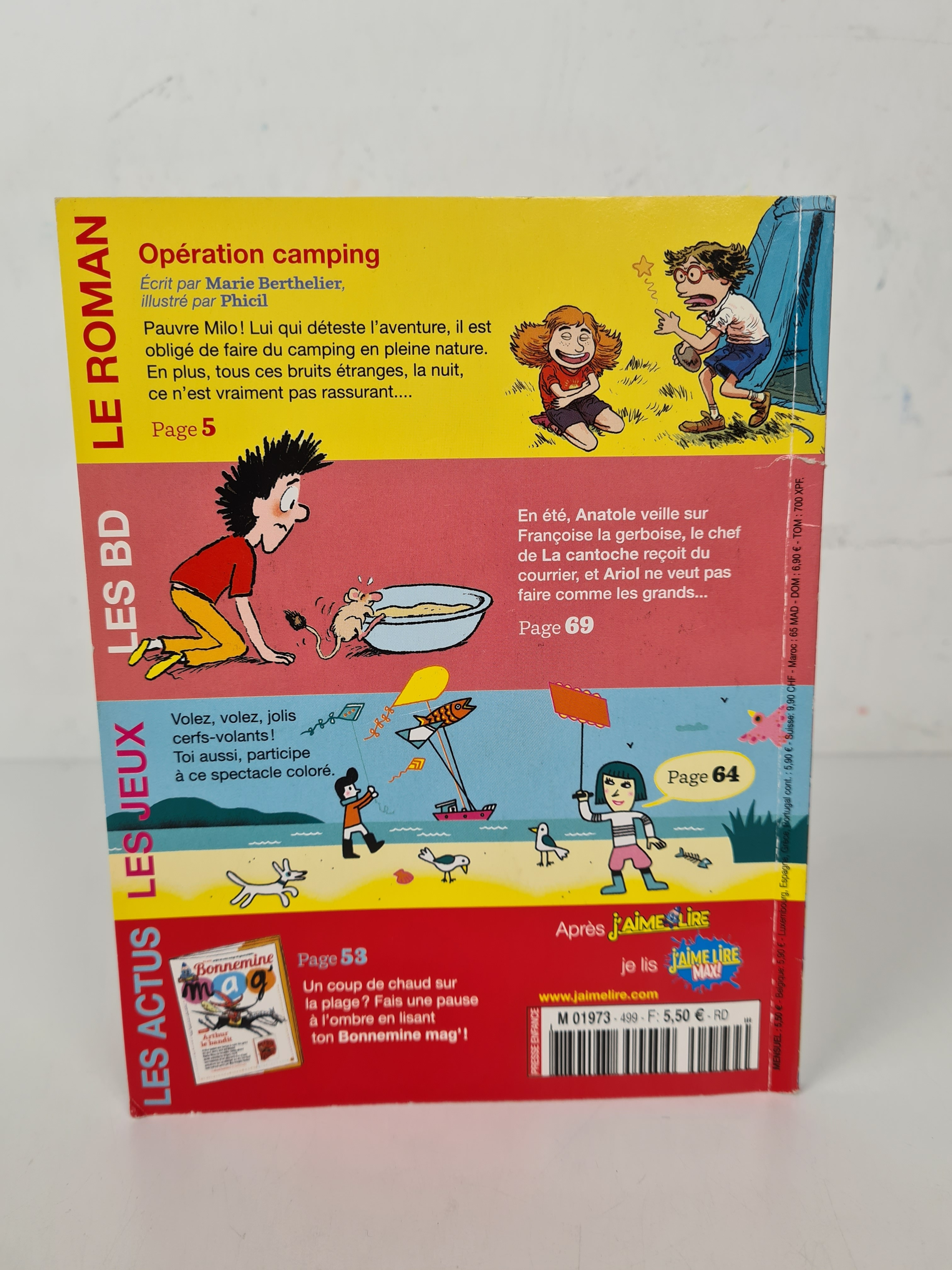 Livre d'enfant - J'aime lire Opération camping N°499 - Bayard - 7/10 ans - Photo 2
